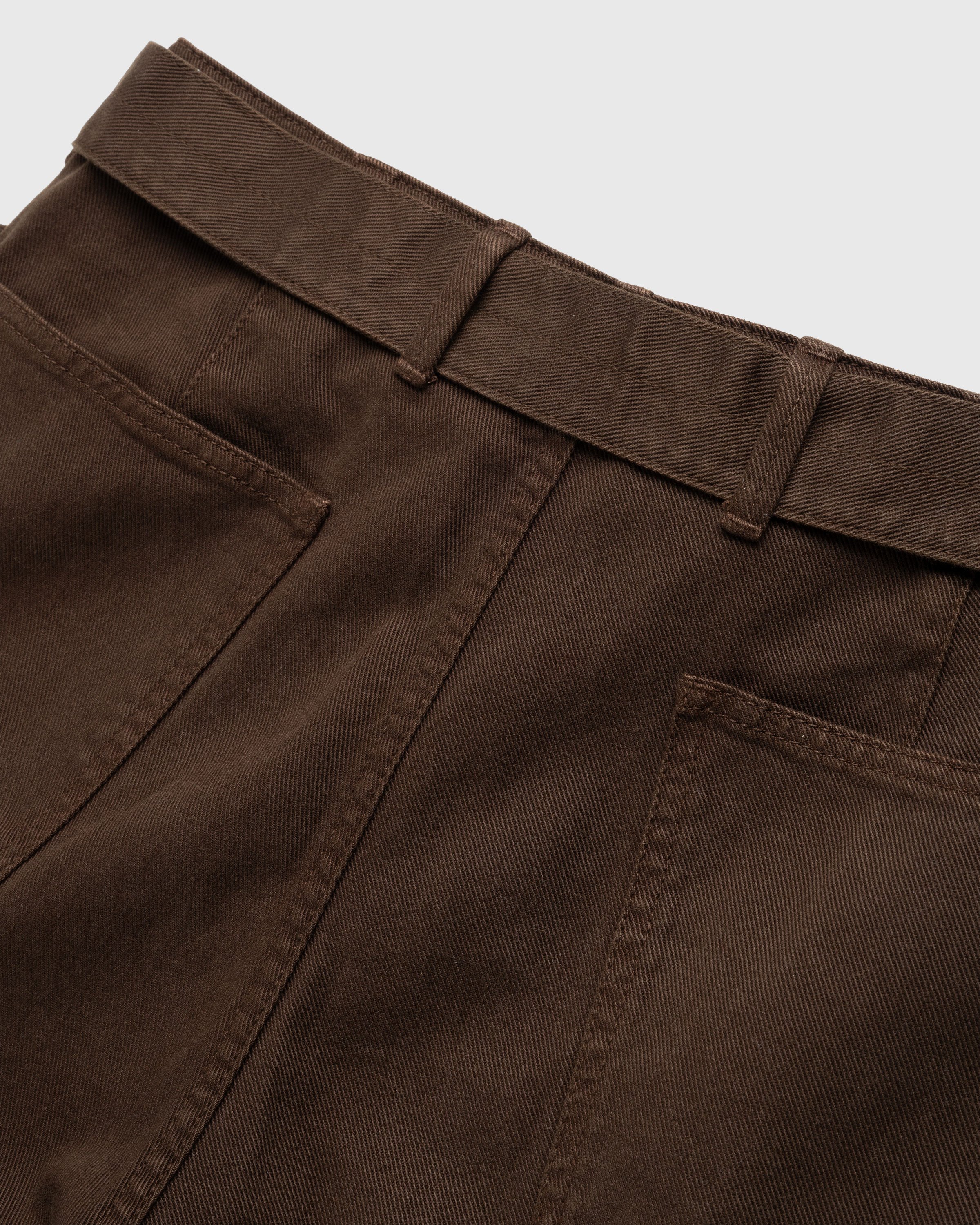 Lemaire - TWISTED BELTED CASUAL PANT - Clothing - Brown - Image 6