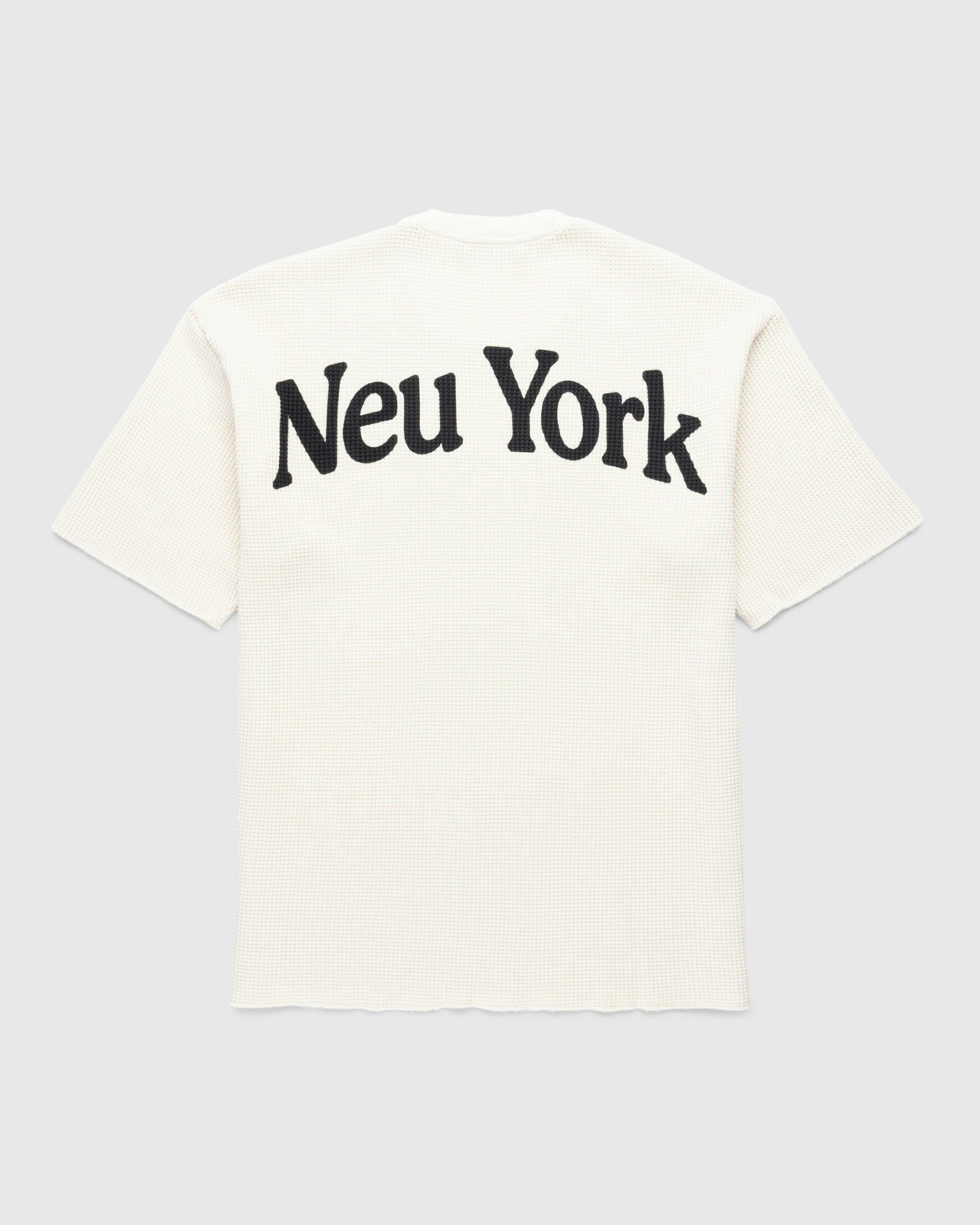 Highsnobiety - Neu York Thermal T-Shirt Eggshell - Clothing - Beige - Image 2