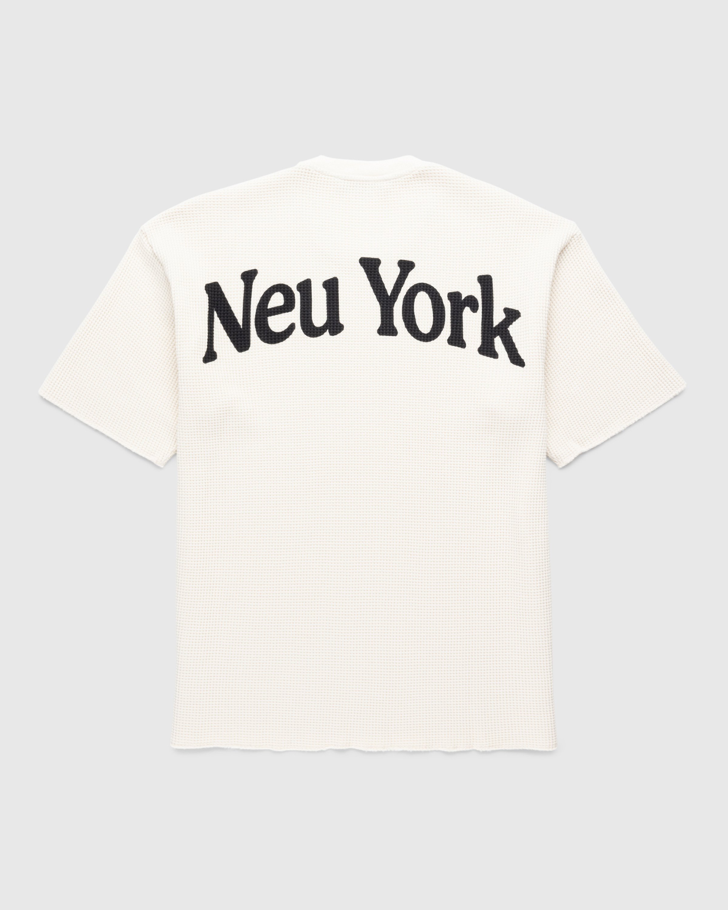 Highsnobiety - Neu York Thermal T-Shirt Eggshell - Clothing - Beige - Image 2