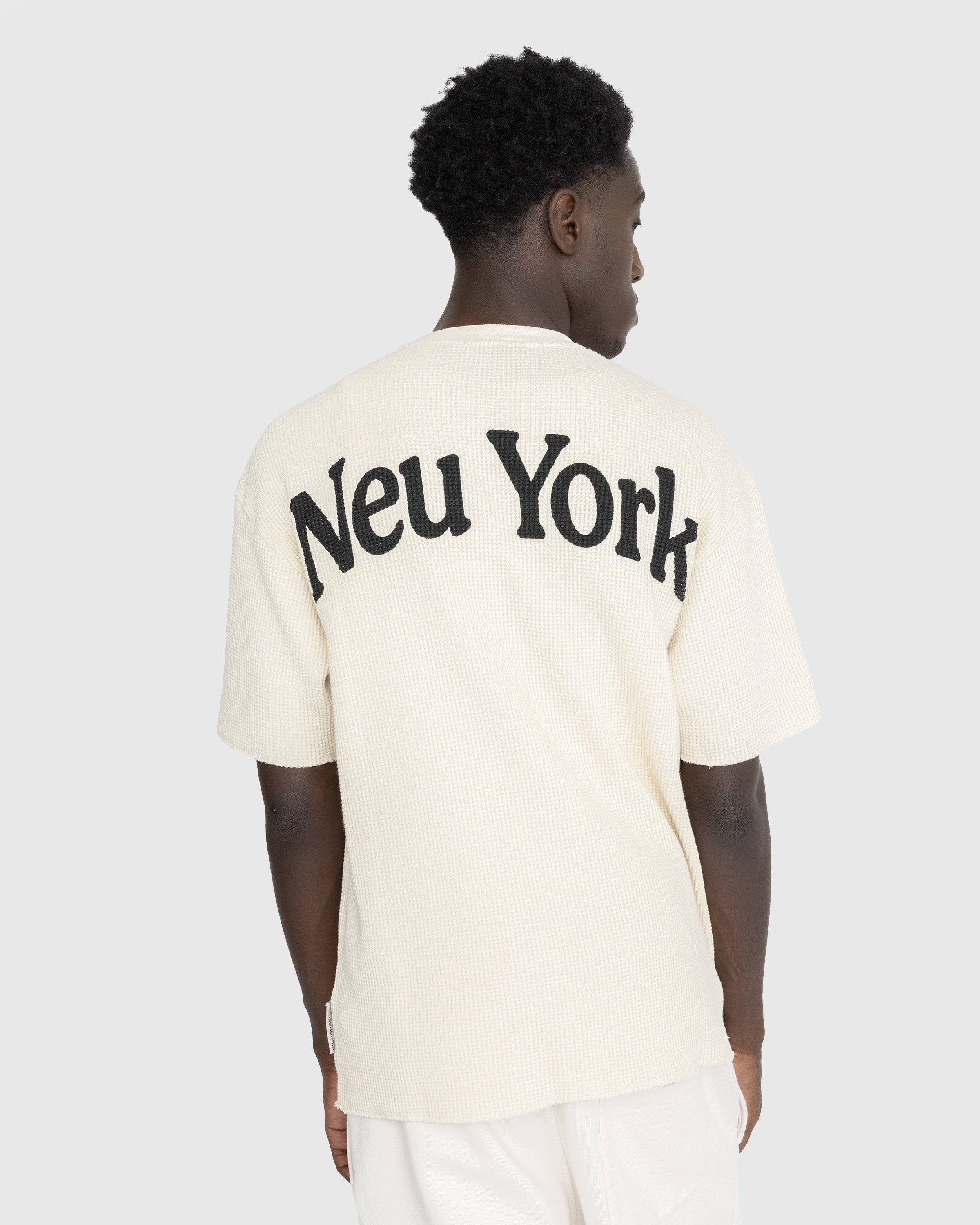 Highsnobiety - Neu York Thermal T-Shirt Eggshell - Clothing - Beige - Image 4