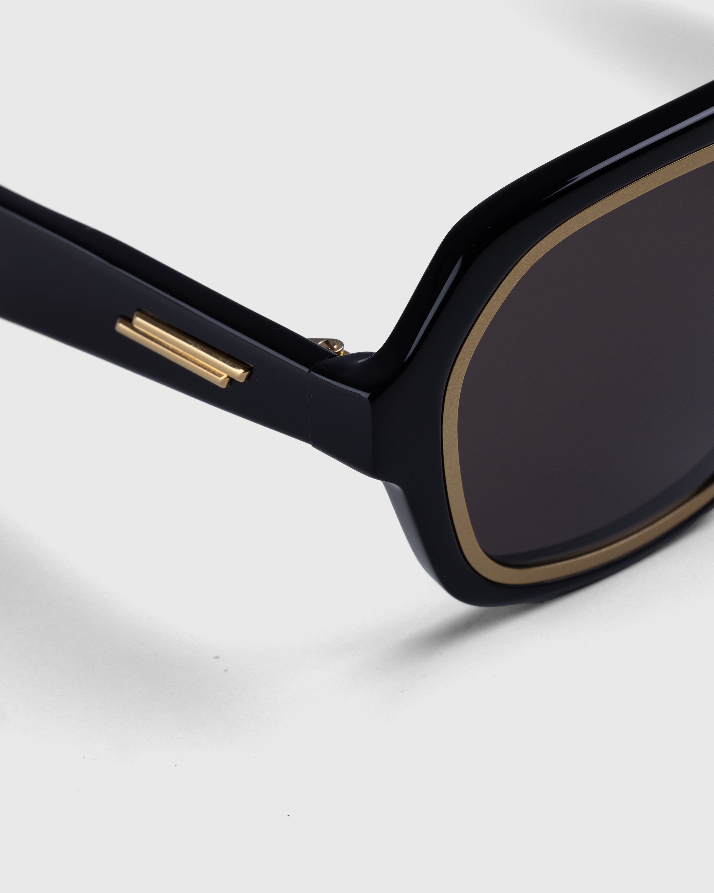 Bottega Veneta - Rim Aviator Sunglasses Black - Accessories - Black - Image 3