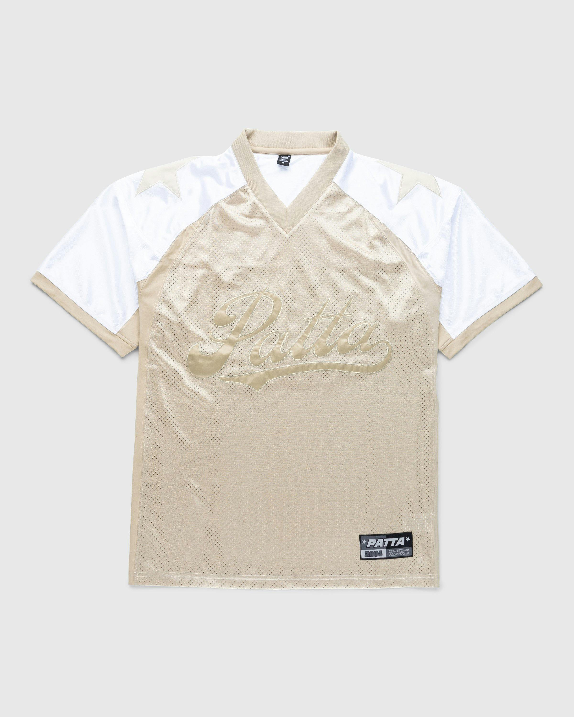 Patta - Respect Football Jersey Cement/White - Clothing - White - Image 1