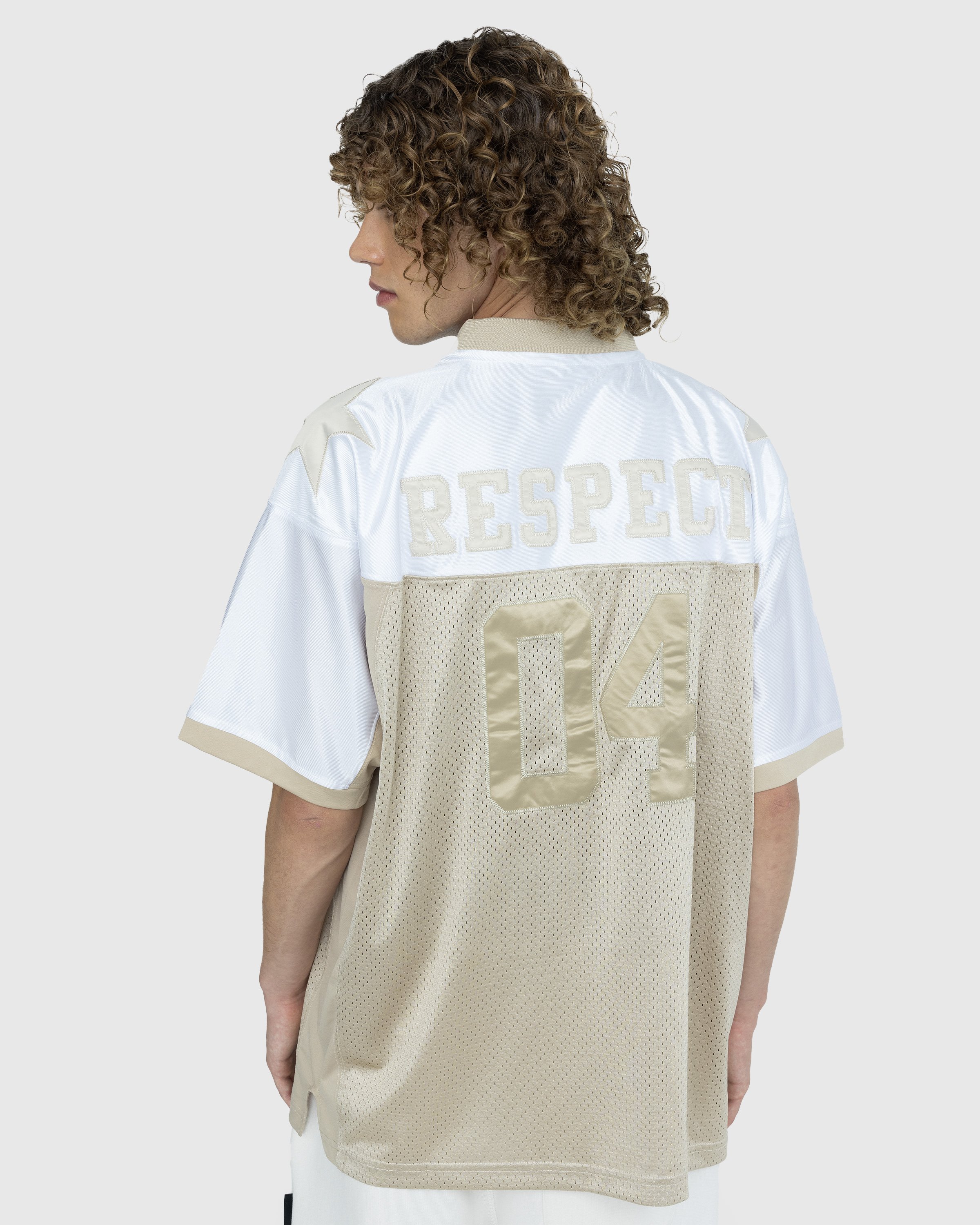 Patta - Respect Football Jersey Cement/White - Clothing - White - Image 3