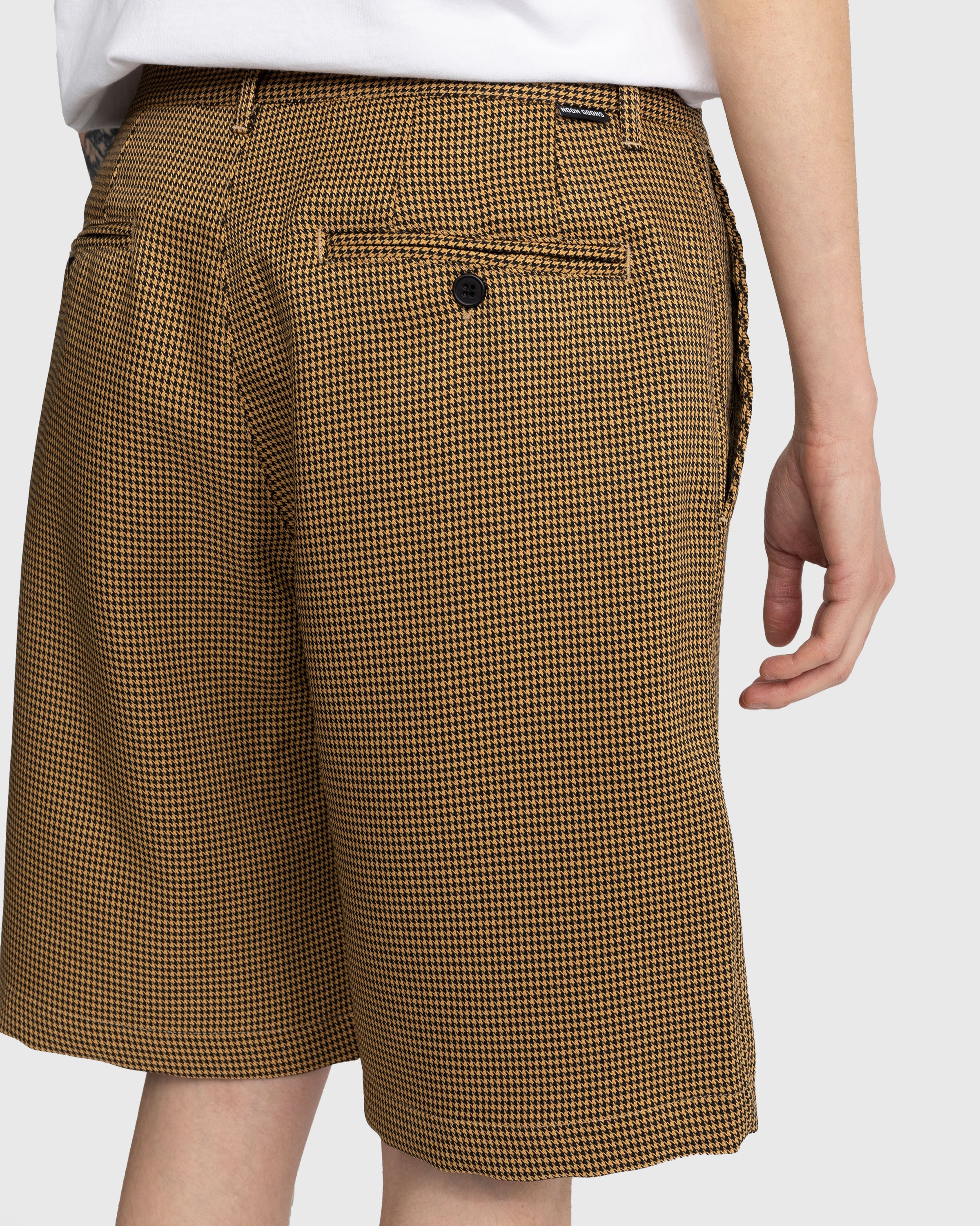Noon Goons - Banned Houndstooth Shorts Brown - Clothing - Brown - Image 5