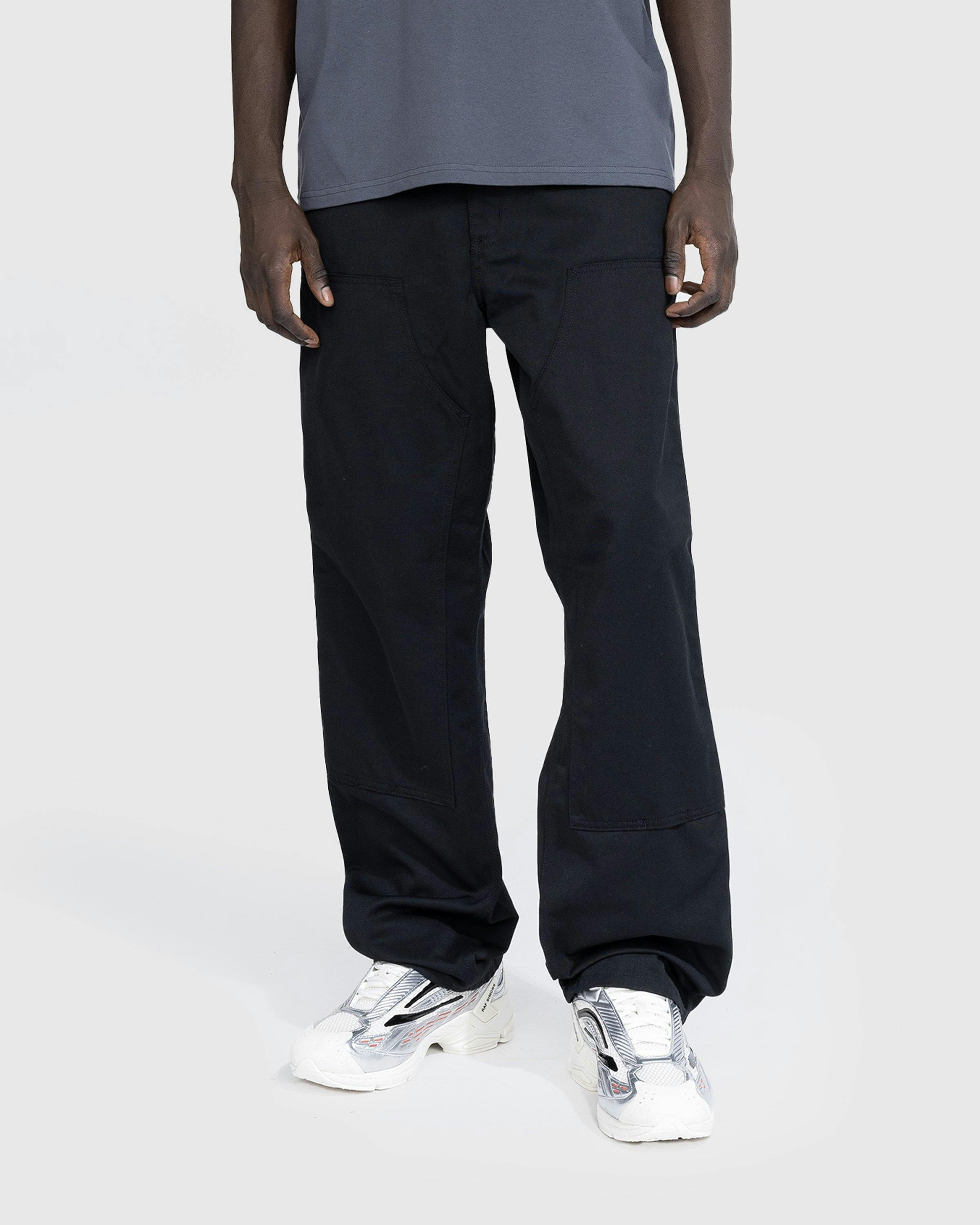 Carhartt WIP - Double Knee Pant Black /rinsed - Clothing - Black - Image 2