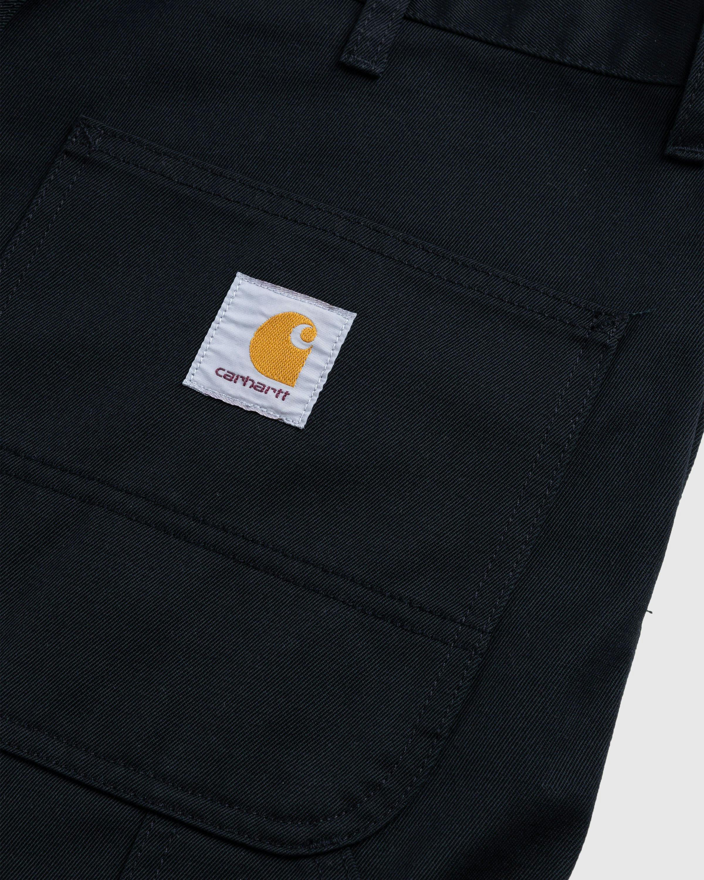 Carhartt WIP - Double Knee Pant Black /rinsed - Clothing - Black - Image 6