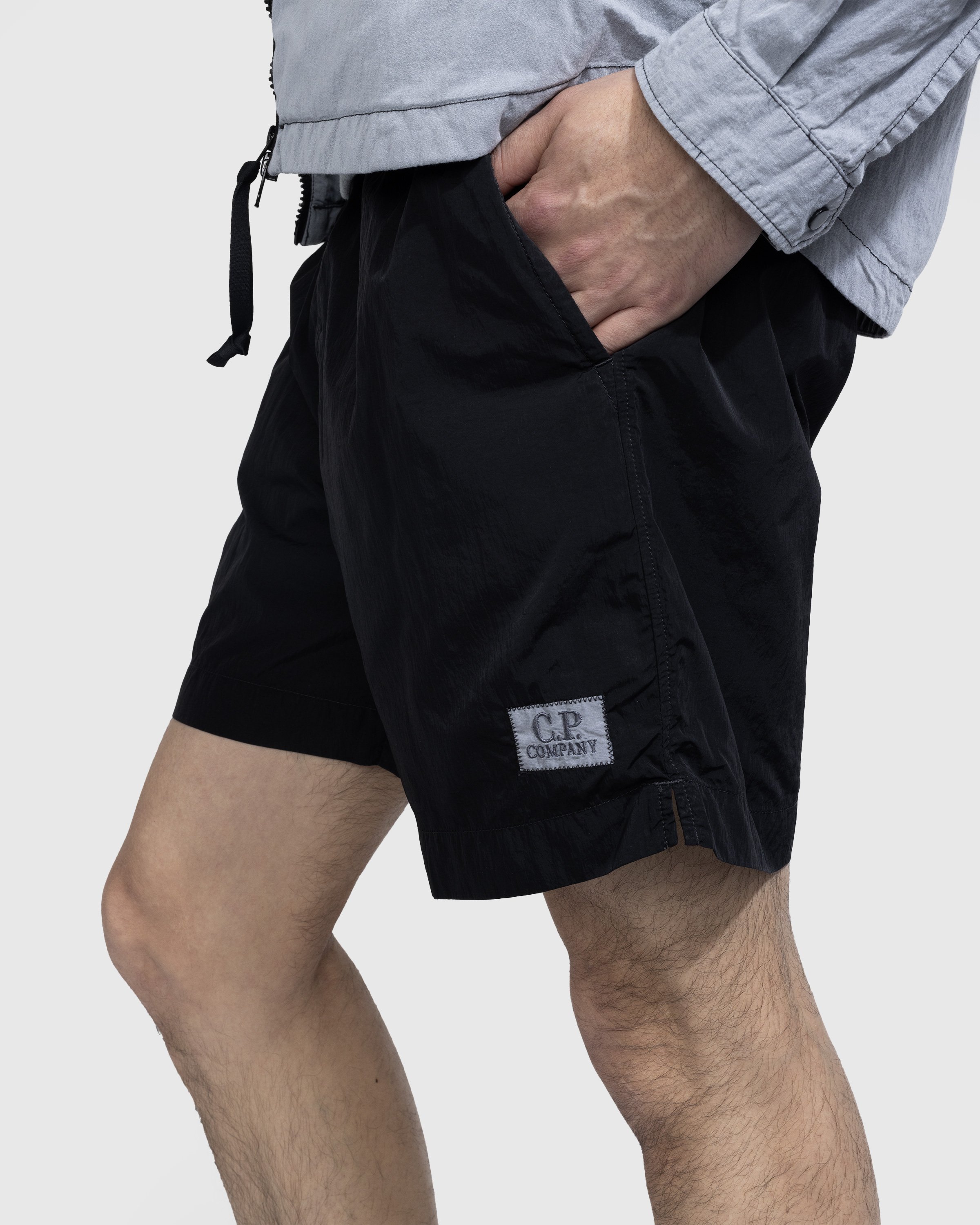 C.P. Company - Eco-Chrome Swim Shorts Black - Clothing - Black - Image 3