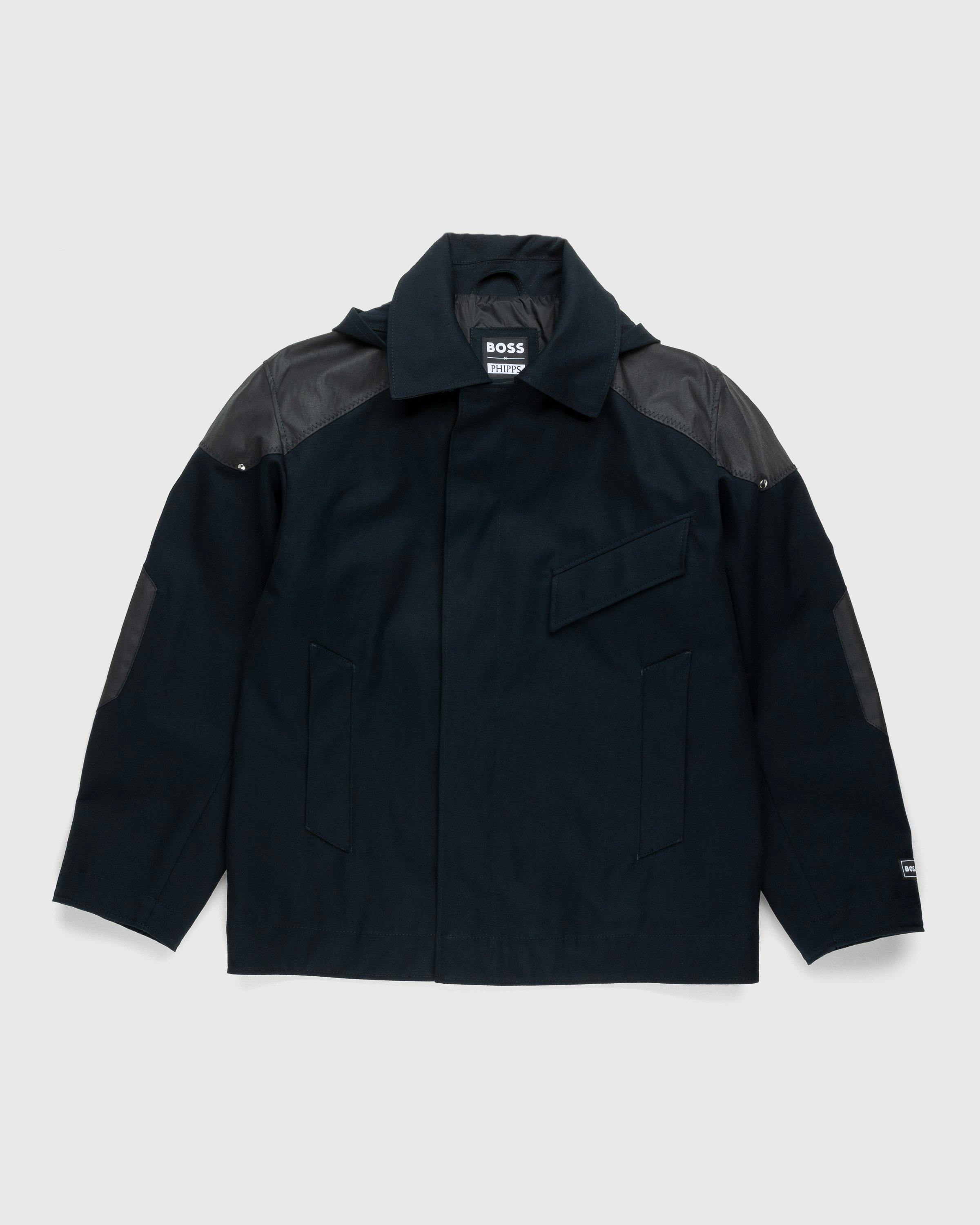 BOSS x Phipps - Water-Repellent Jacket Dark Blue - Clothing - Black - Image 2