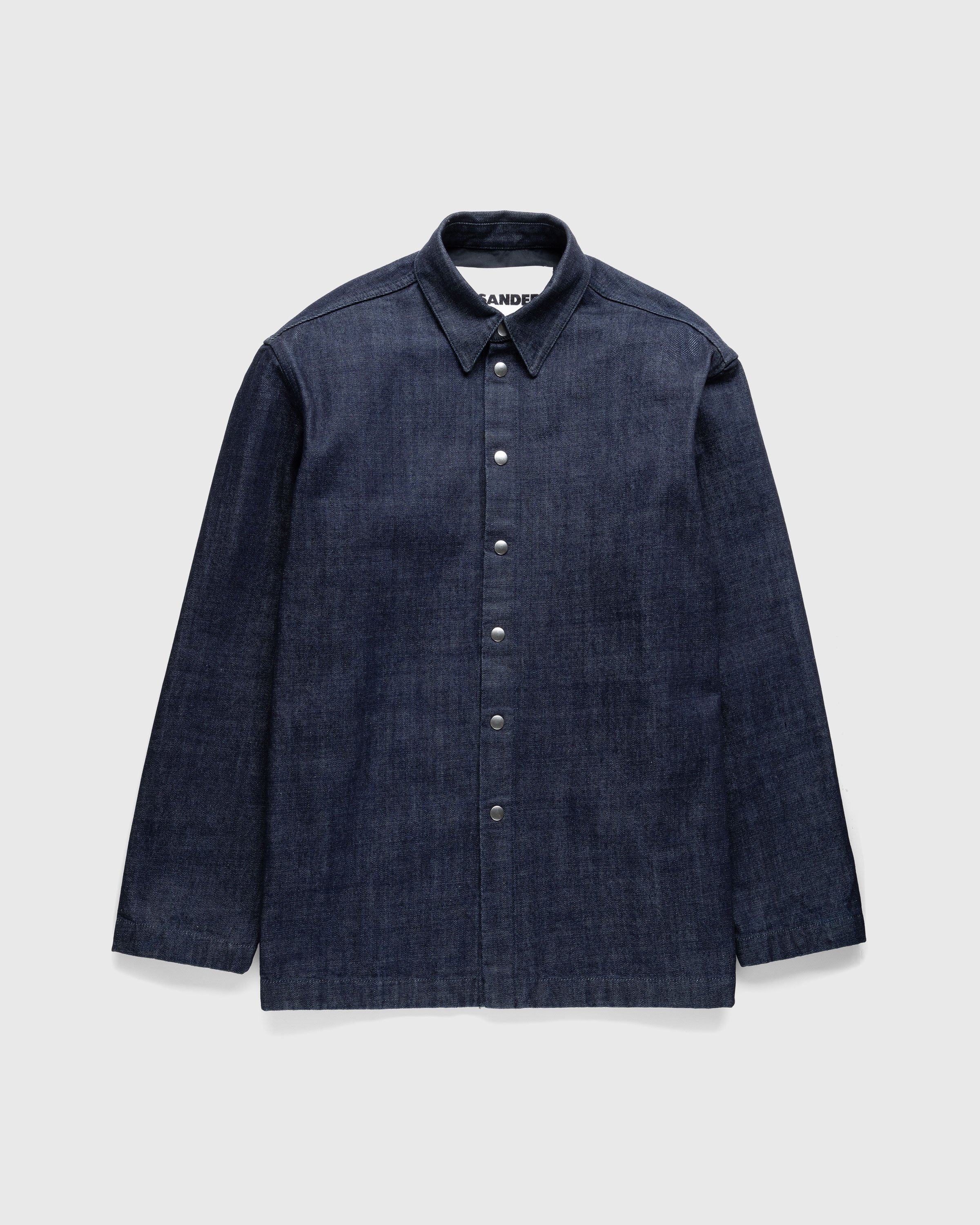 Jil Sander - Organic Denim Shirt Magnet - Clothing - Black - Image 1