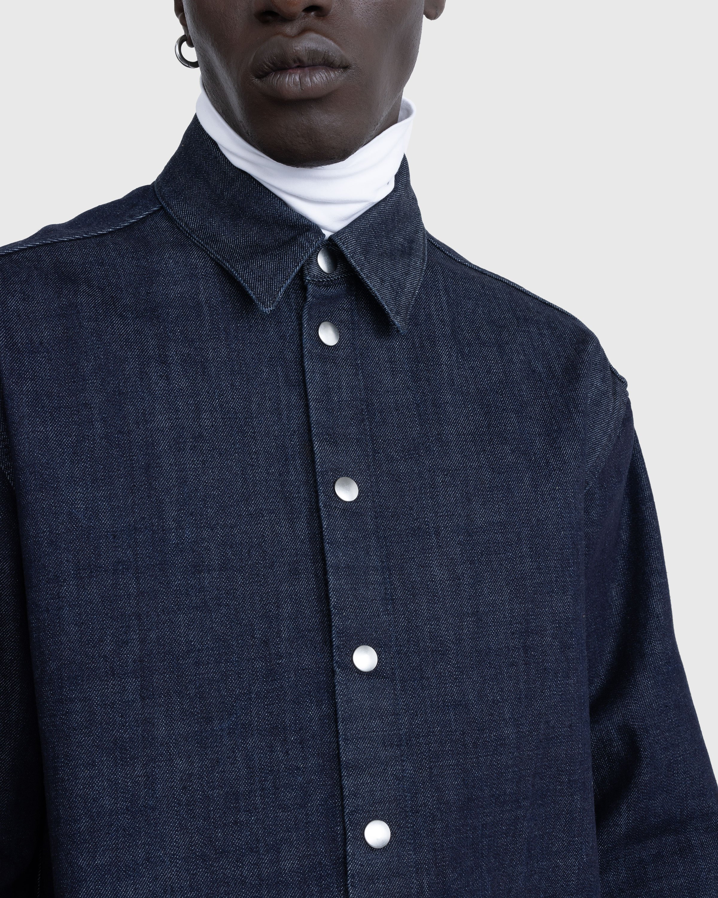 Jil Sander - Organic Denim Shirt Magnet - Clothing - Black - Image 6
