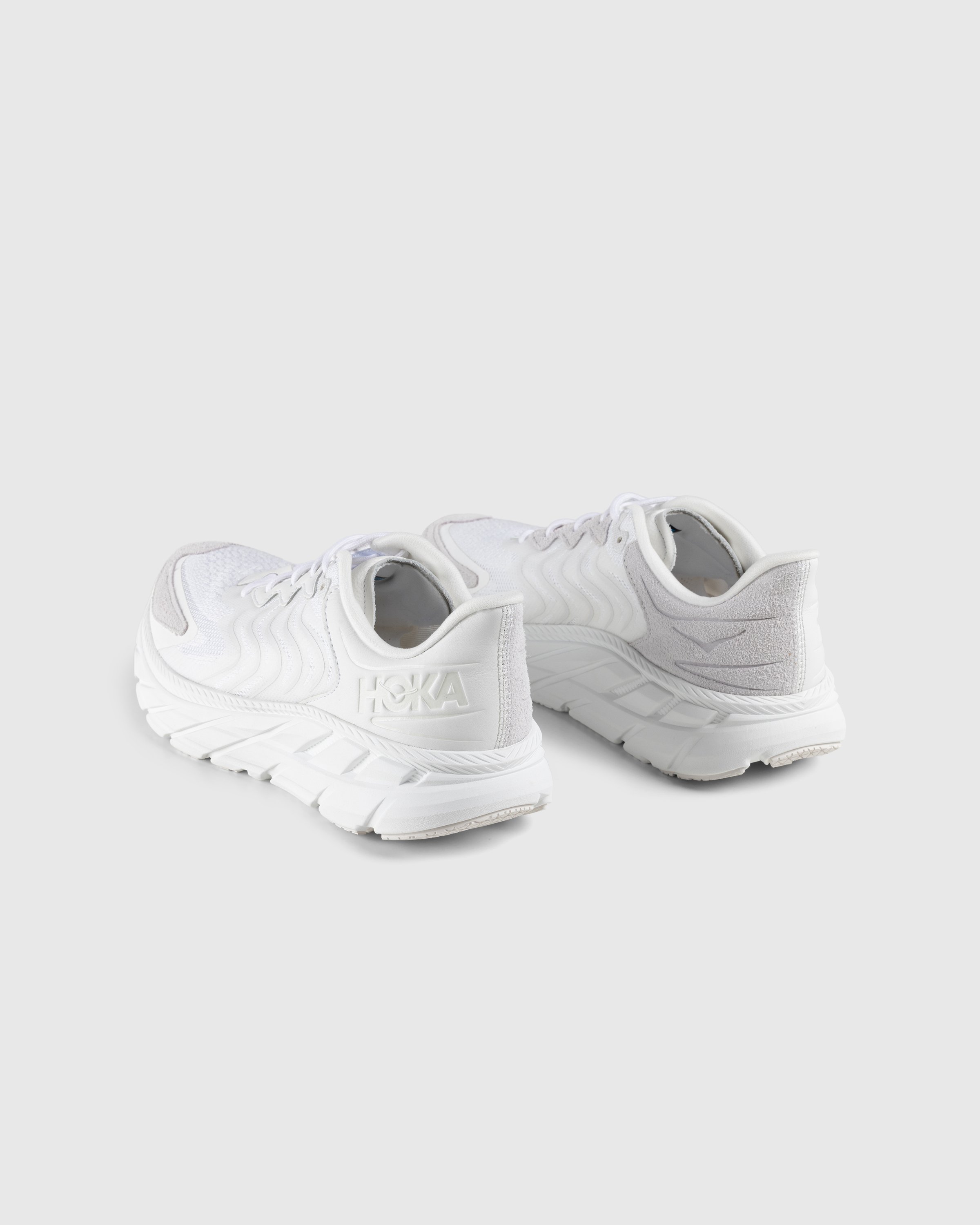 HOKA - Clifton LS White/Nimbus Cloud - Footwear - White - Image 4