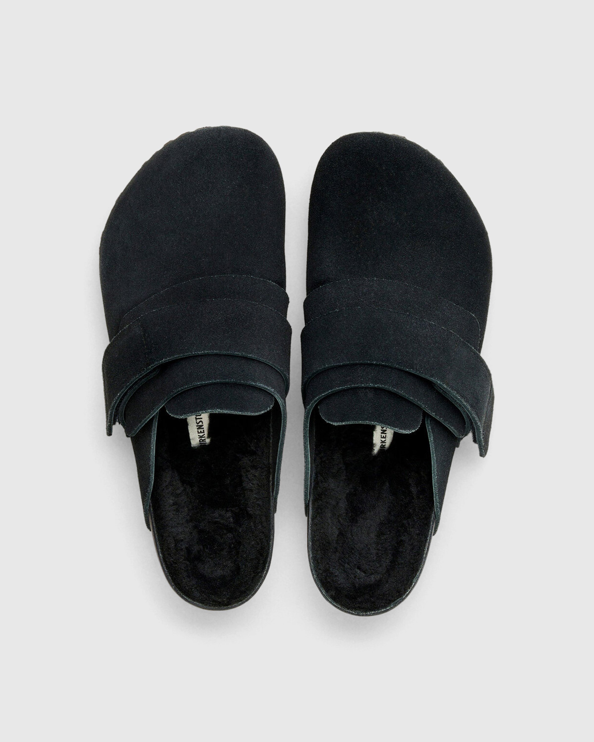 Birkenstock x Tekla - Shearling Nagoya Slate/Black - Footwear - Black - Image 5