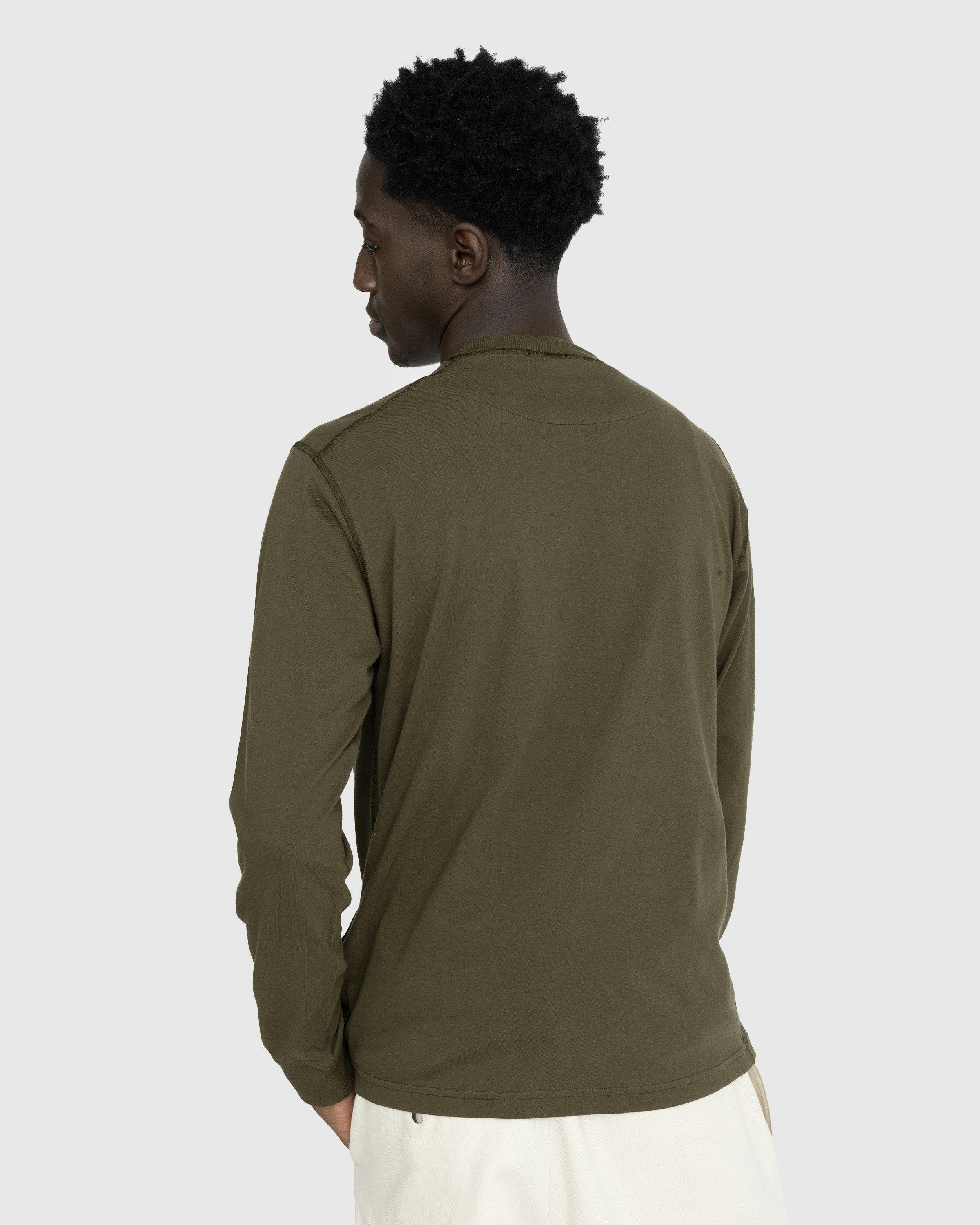 Stone Island - Fissato Longsleeve T-Shirt Olive - Clothing - Green - Image 3