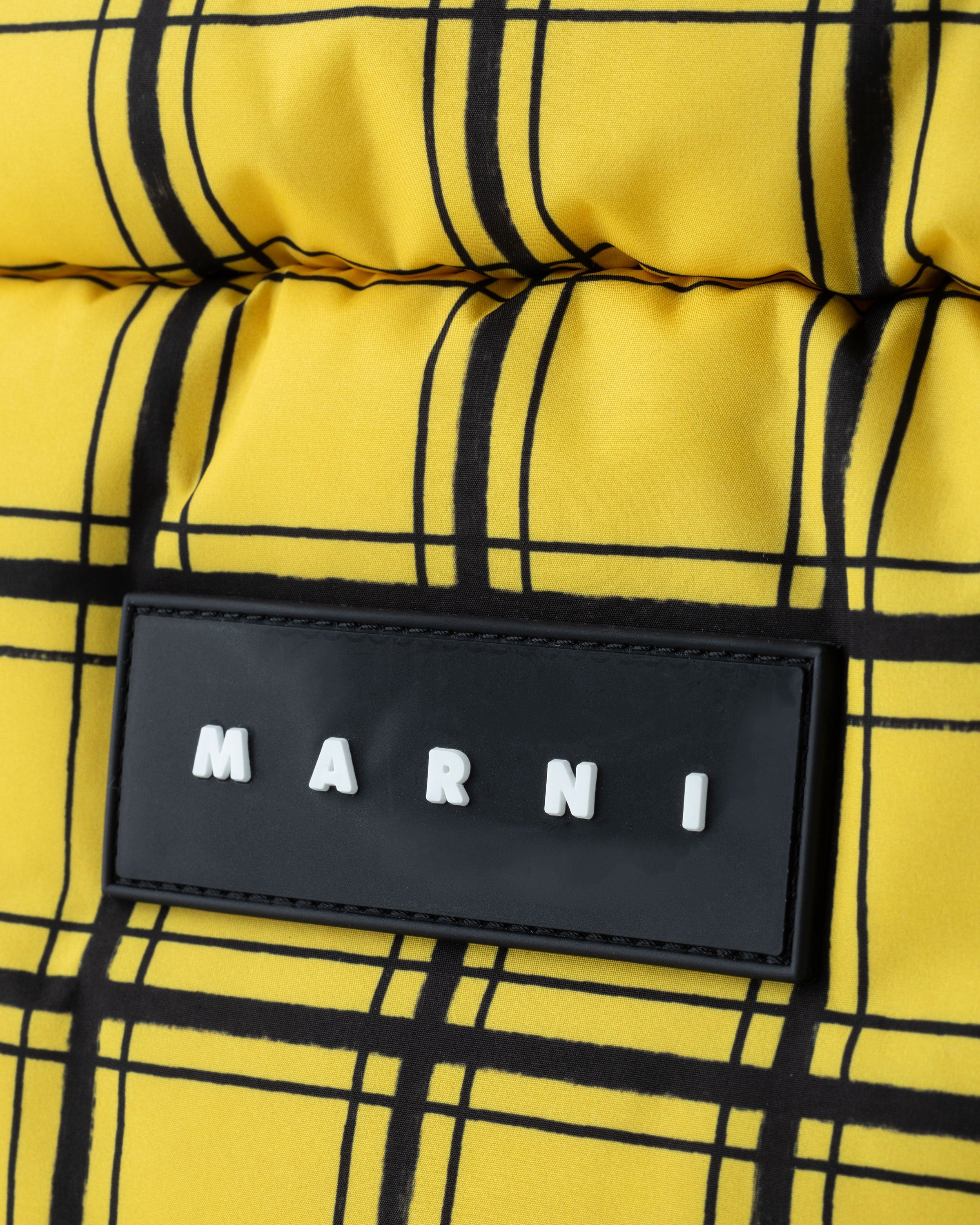 Marni - Checked Puffer Tote Bag Yellow - Accessories - Yellow - Image 8
