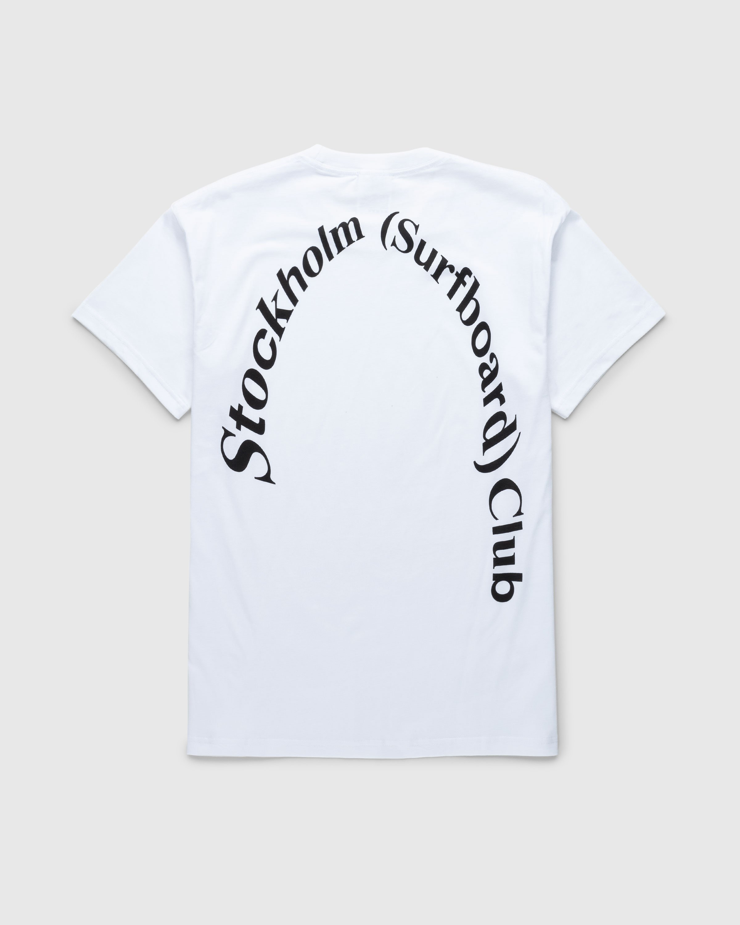 Stockholm Surfboard Club - Alko Logo T-Shirt White/Black - Clothing - White - Image 1