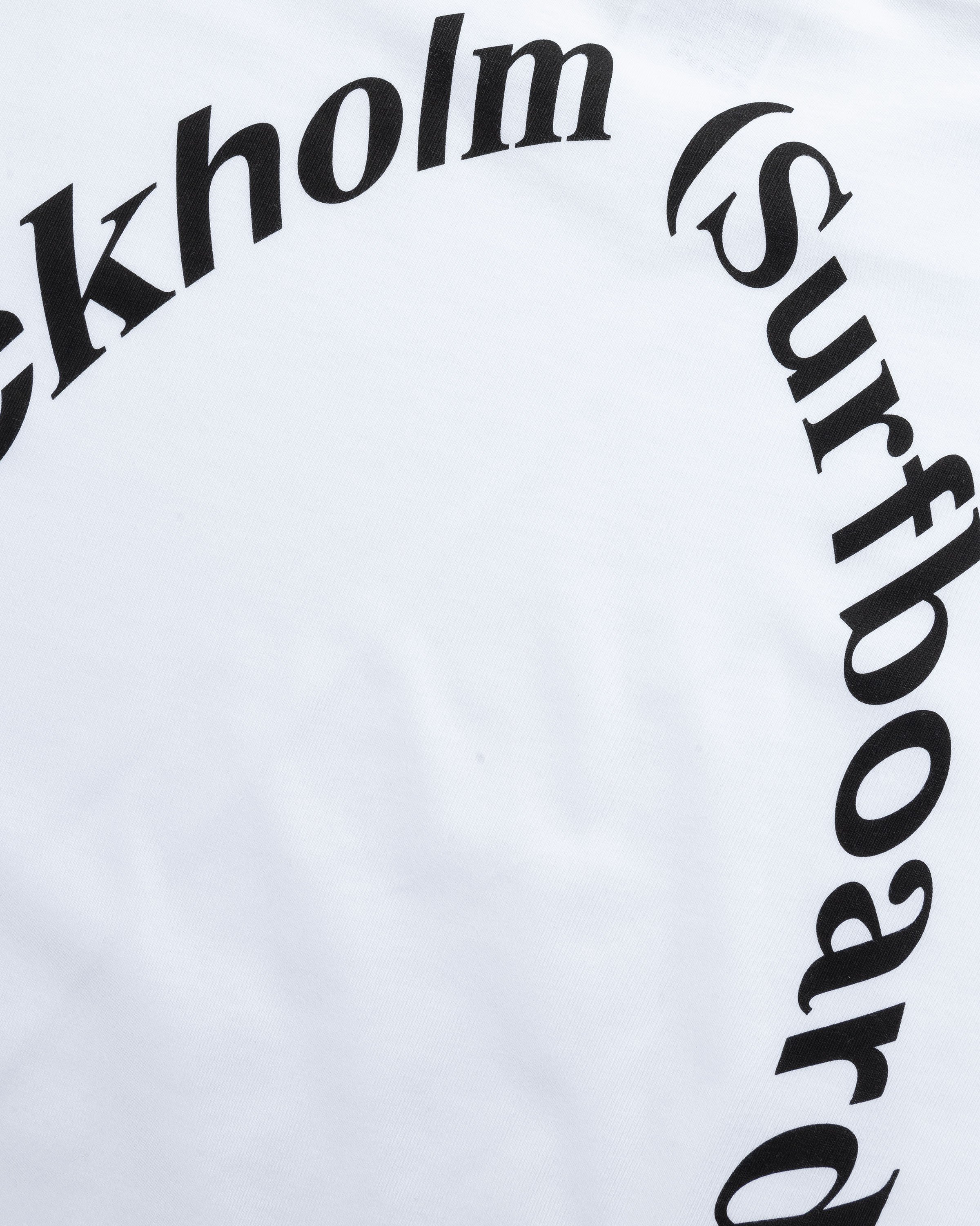 Stockholm Surfboard Club - Alko Logo T-Shirt White/Black - Clothing - White - Image 6