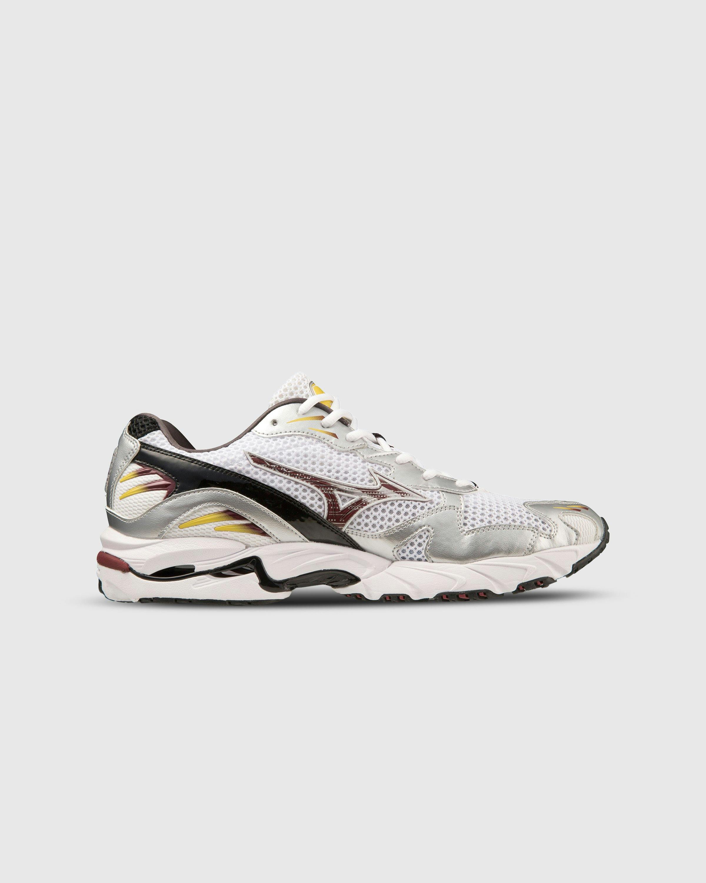 Mizuno - Wave Rider 10 White/Cabernet/Silver - Footwear - Multi - Image 1