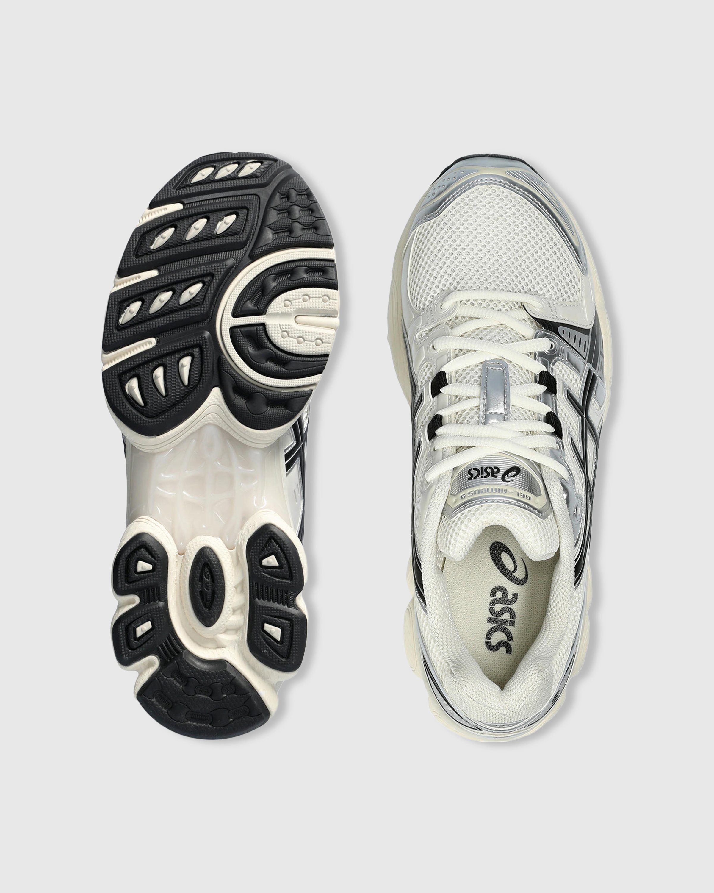 asics - GEL-NIMBUS 9 CREAM/BLACK - Footwear - White - Image 6