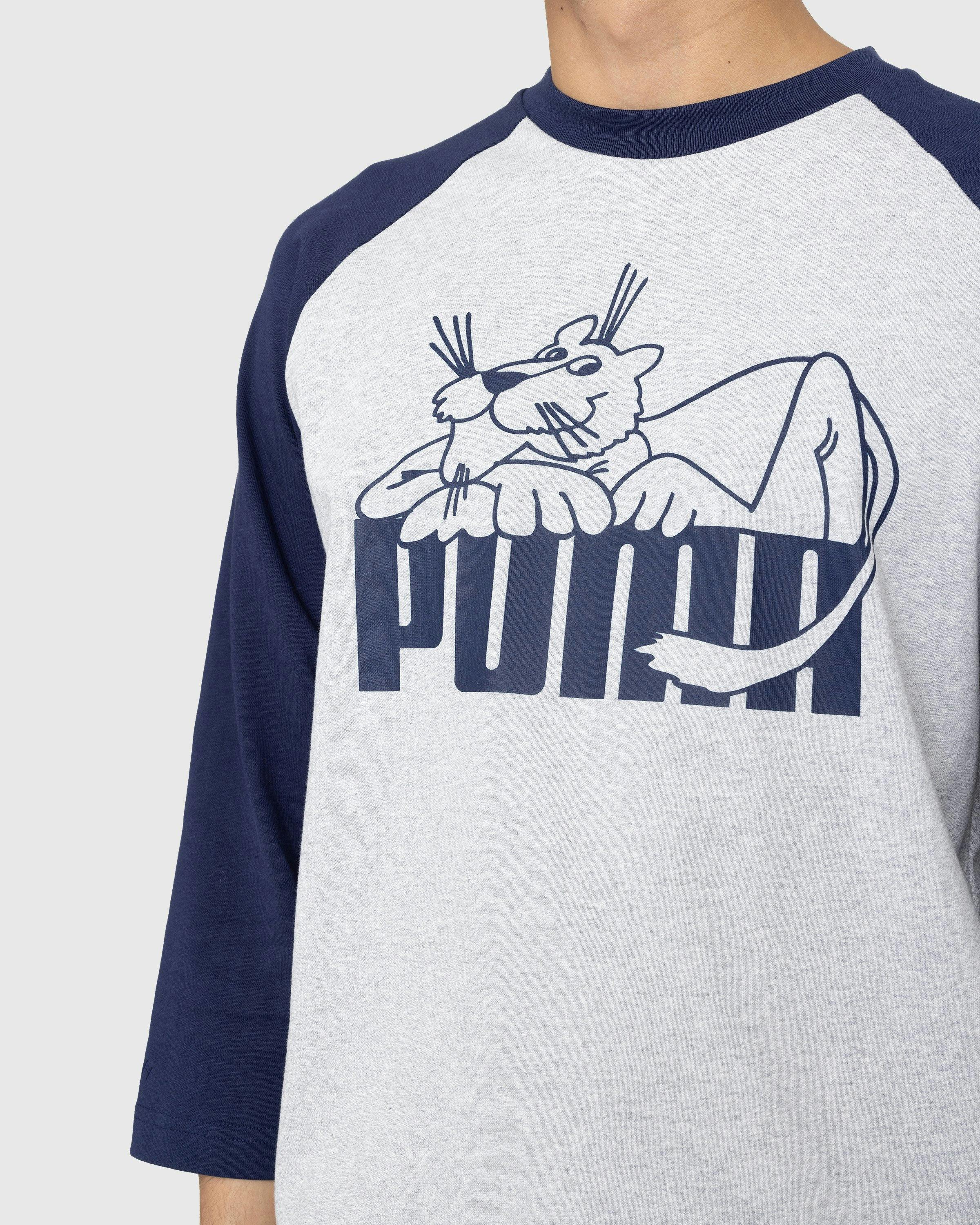 Puma x Noah - Raglan Longsleeeve Gray - Clothing - Grey - Image 4