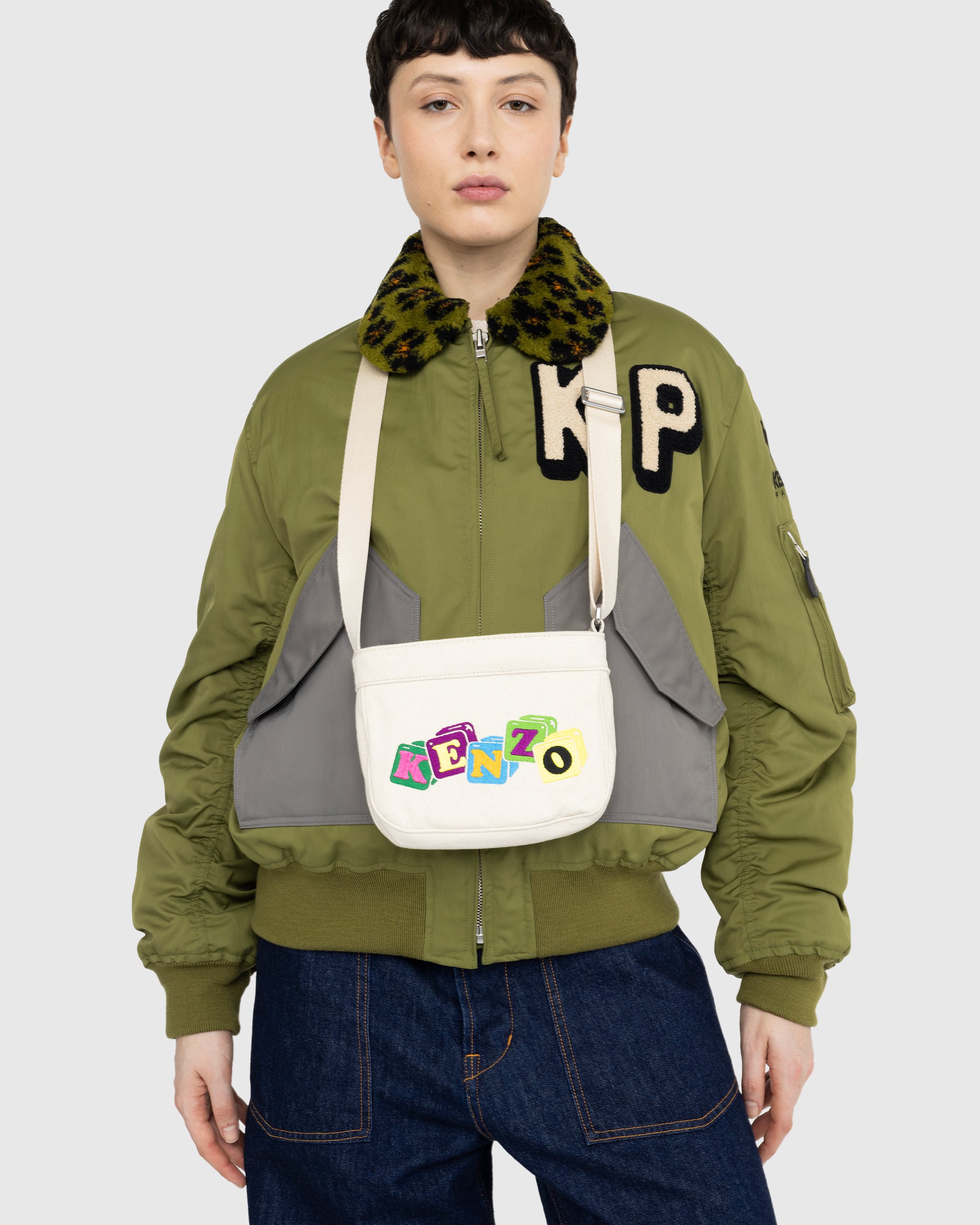 Kenzo - BOKE Boy Crossbody Bag - Accessories - Beige - Image 3