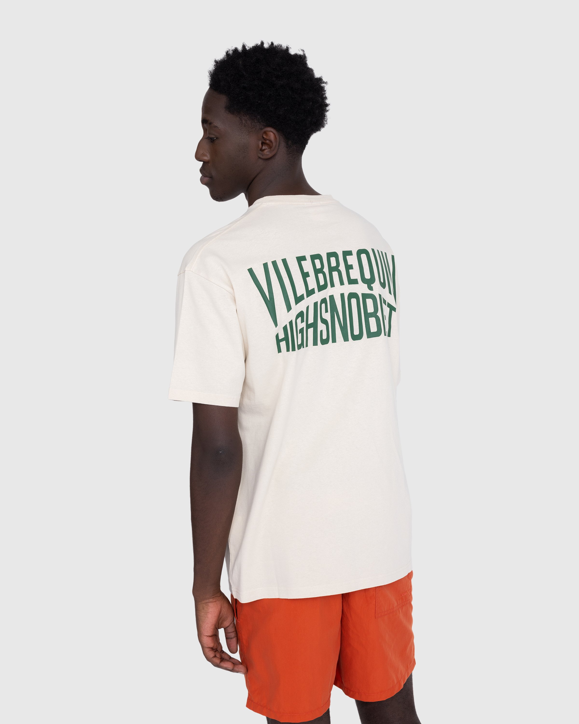 Vilebrequin x Highsnobiety - Logo T-Shirt Eggshell - Clothing - Beige - Image 4