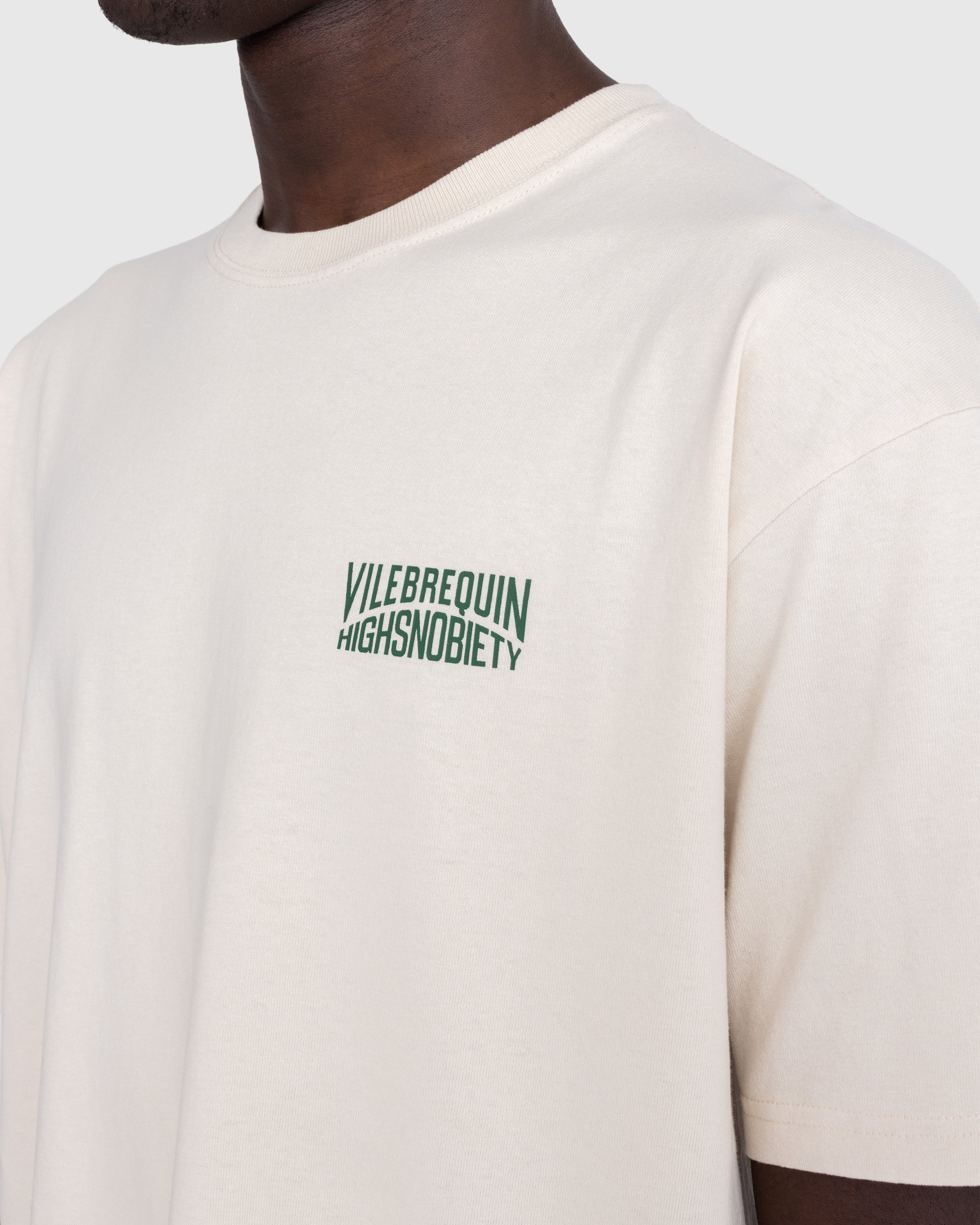 Vilebrequin x Highsnobiety - Logo T-Shirt Eggshell - Clothing - Beige - Image 5