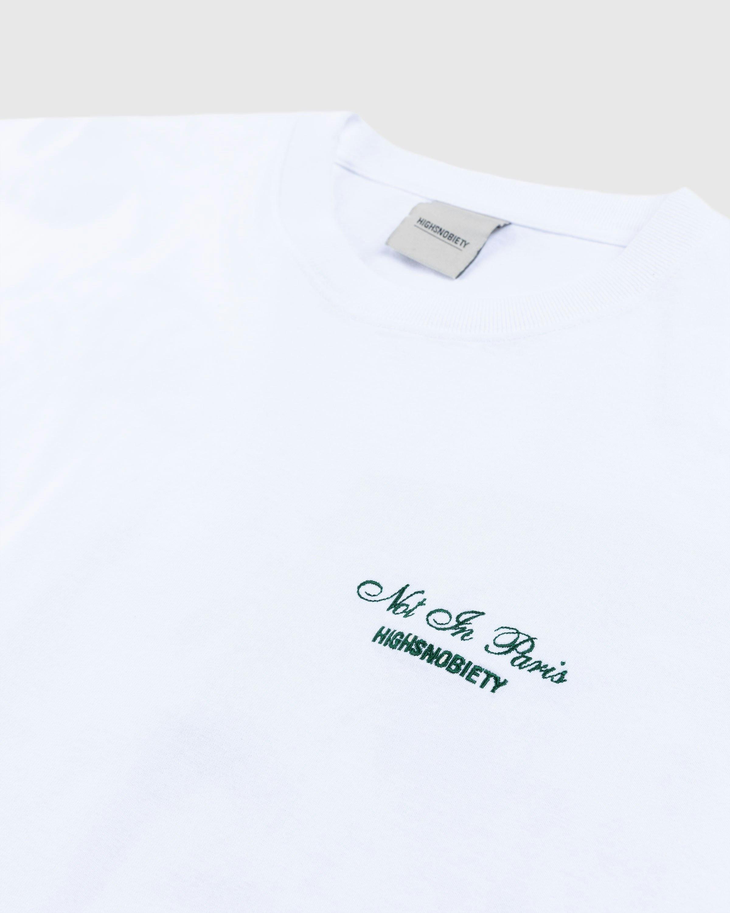 Highsnobiety - Not in Paris 5 Long Sleeve T-Shirt White - Clothing - White - Image 7