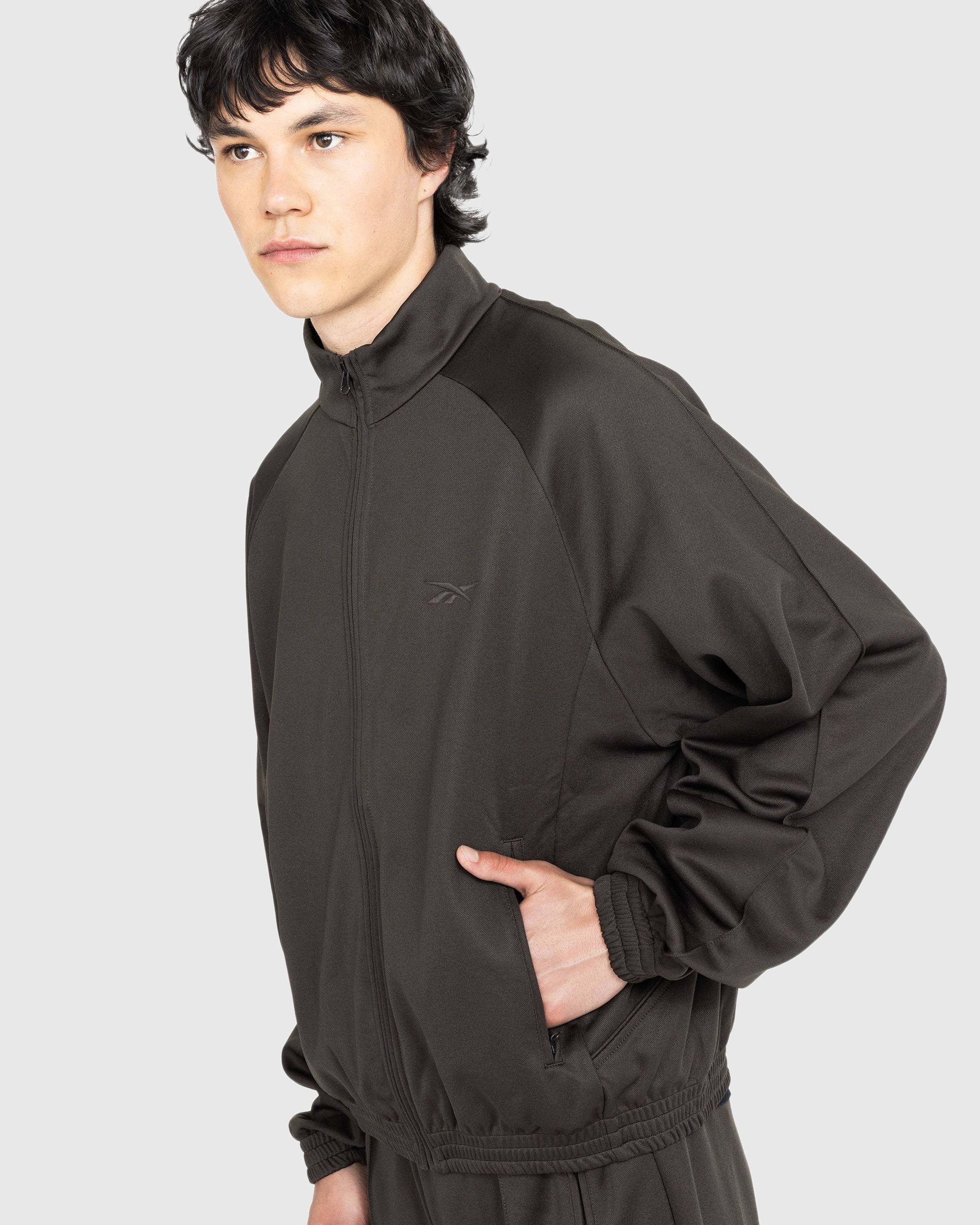 Reebok - Piped Track Jacket Moro - Clothing - Brown - Image 4