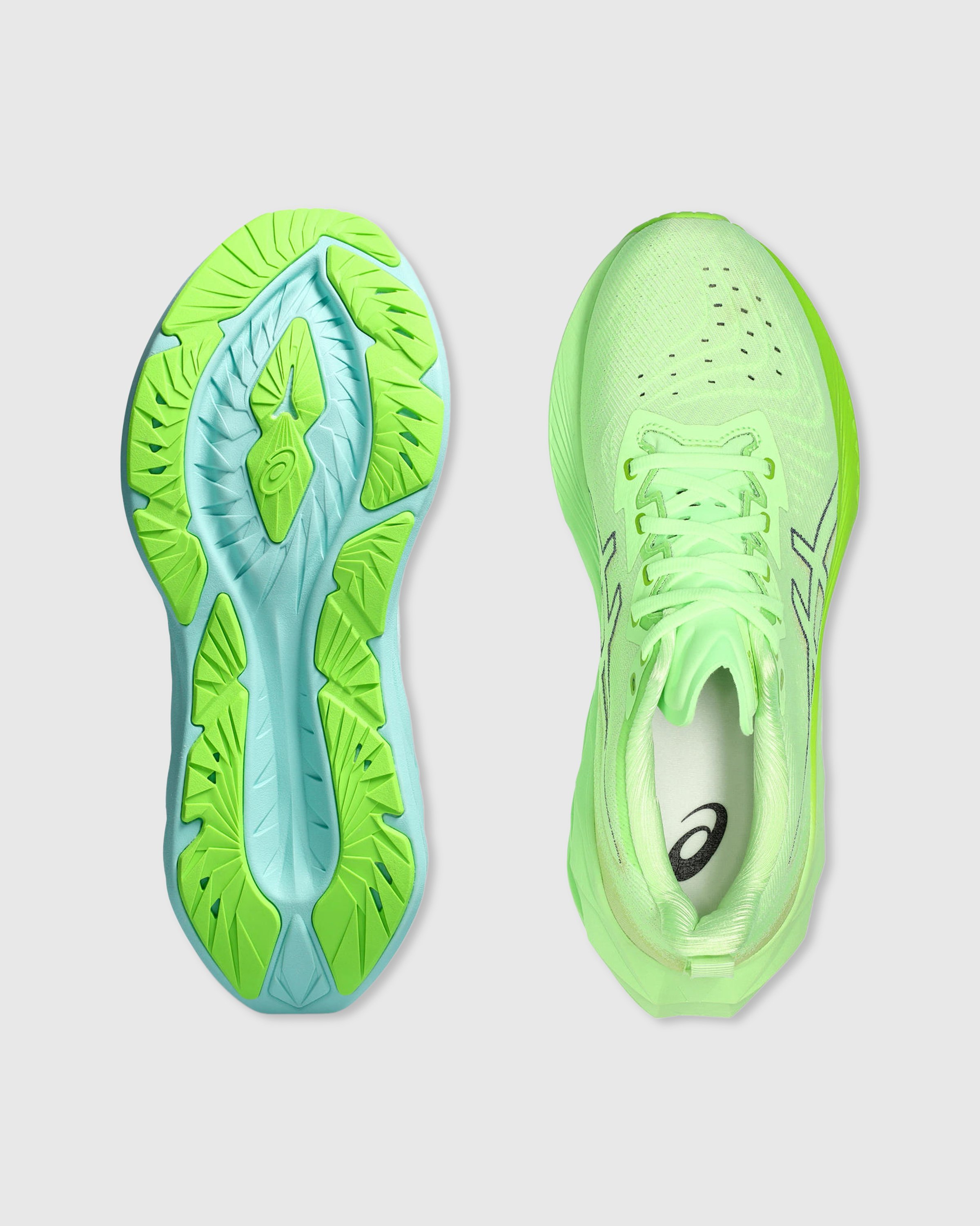 asics - NOVABLAST 4 Illuminate Green/Lime Burst - Footwear - Green - Image 6
