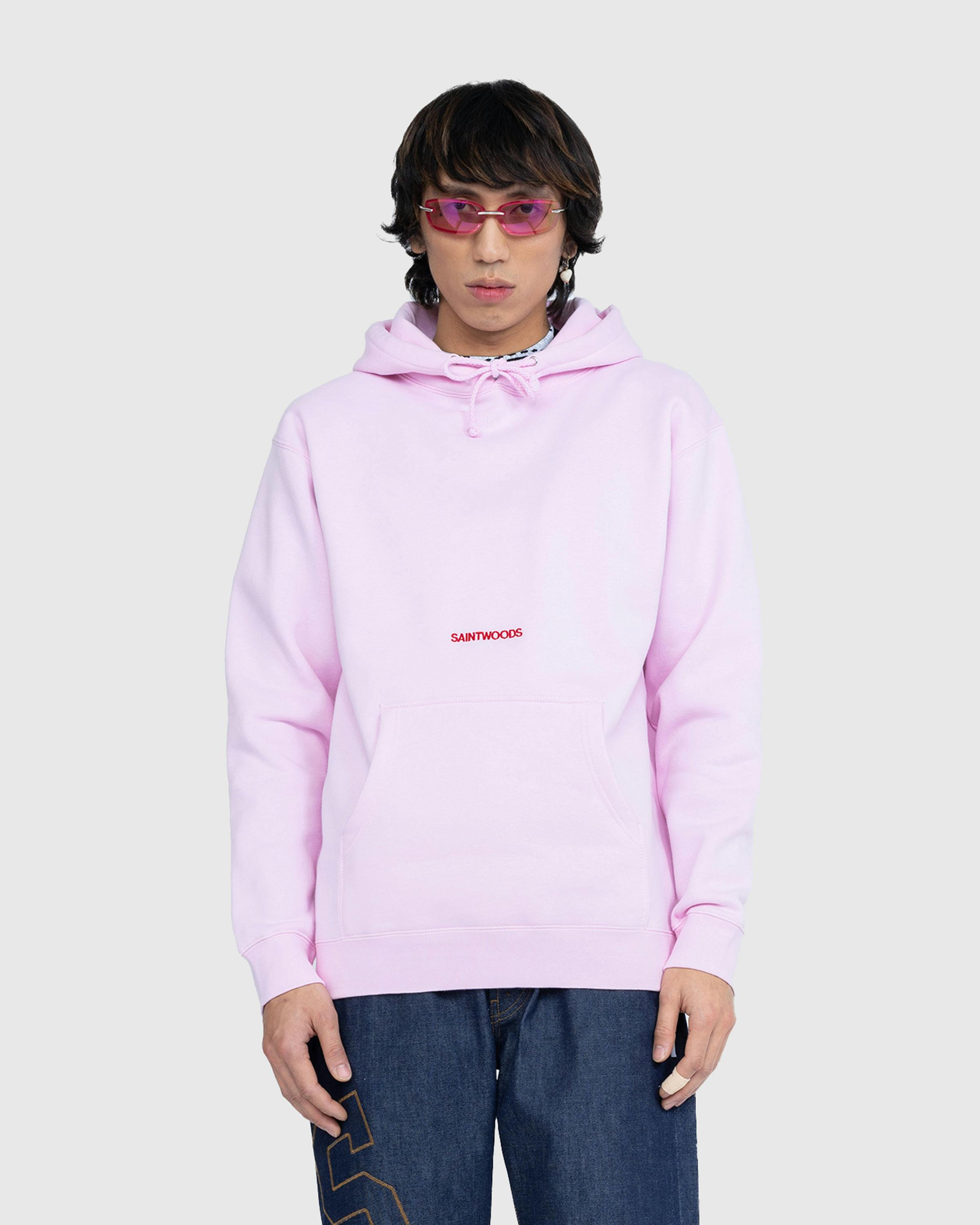 Saintwoods - SW Logo Hoodie Pink - Clothing - Pink - Image 2