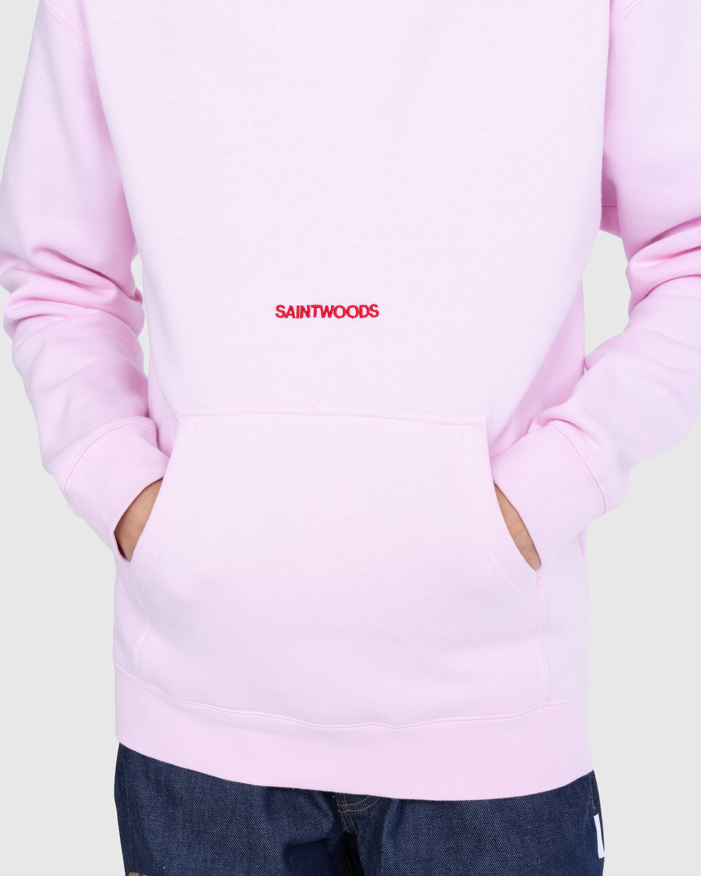 Saintwoods - SW Logo Hoodie Pink - Clothing - Pink - Image 5