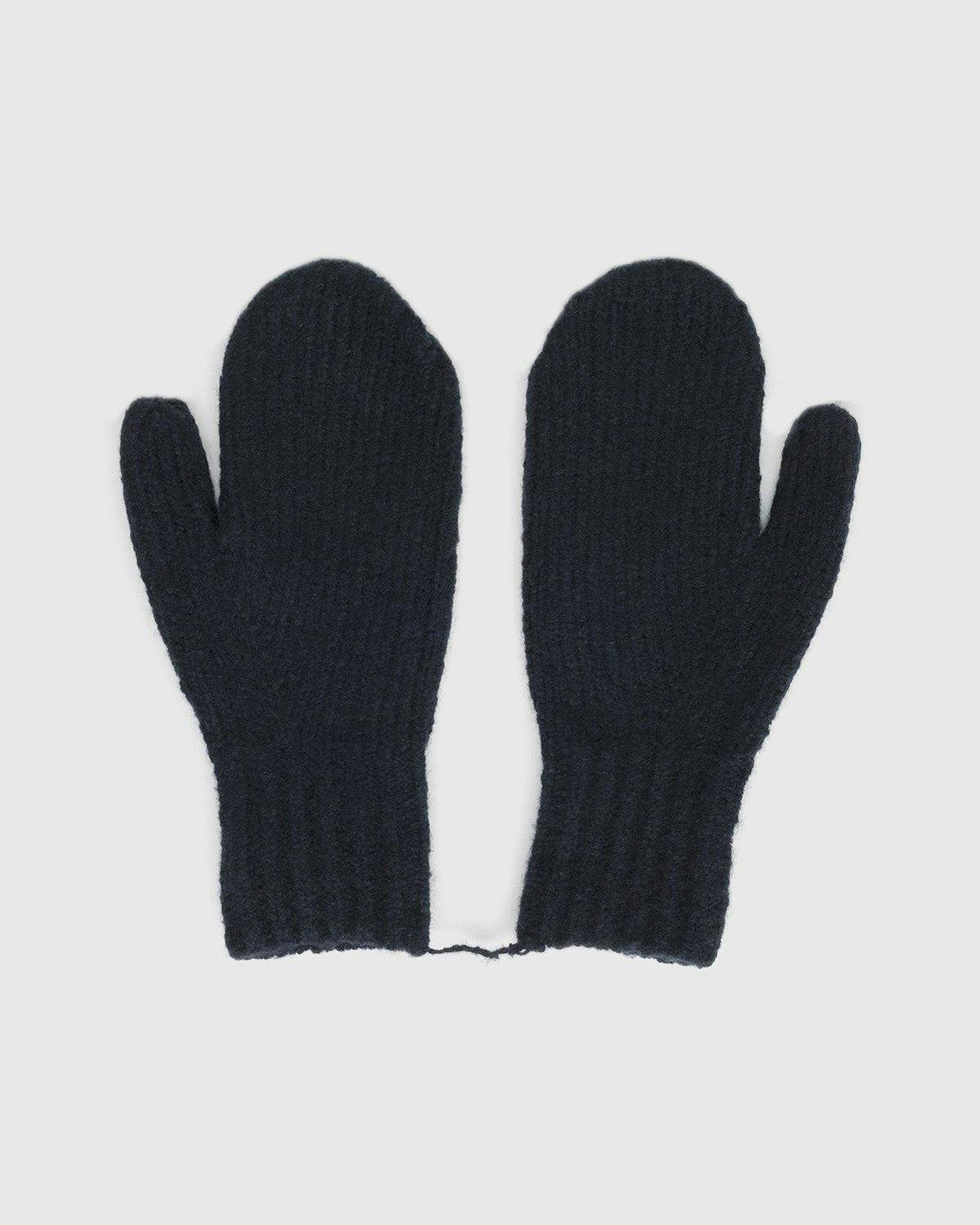 Acne Studios - Wool Blend Mittens Black - Accessories - Black - Image 1