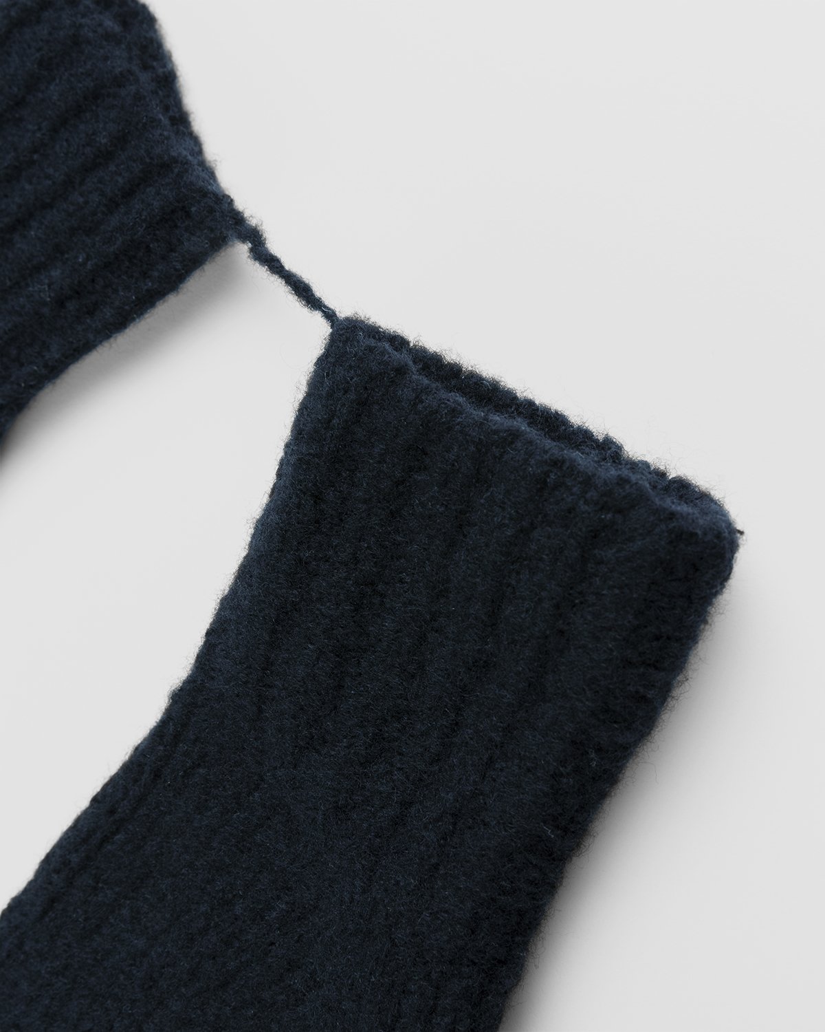 Acne Studios - Wool Blend Mittens Black - Accessories - Black - Image 3