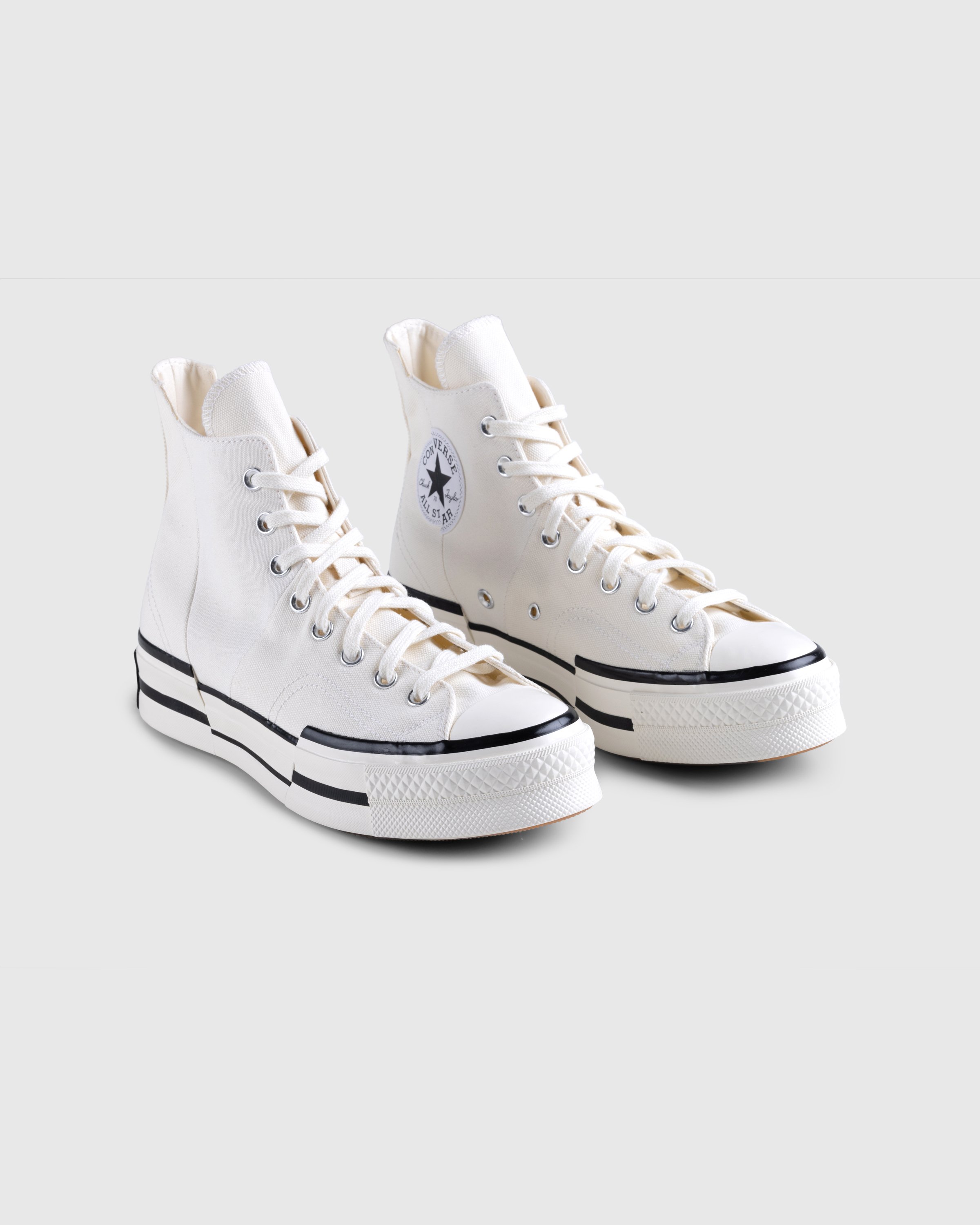 Converse - Chuck 70 Plus Canvas Egret/Black/Egret - Footwear - White - Image 3