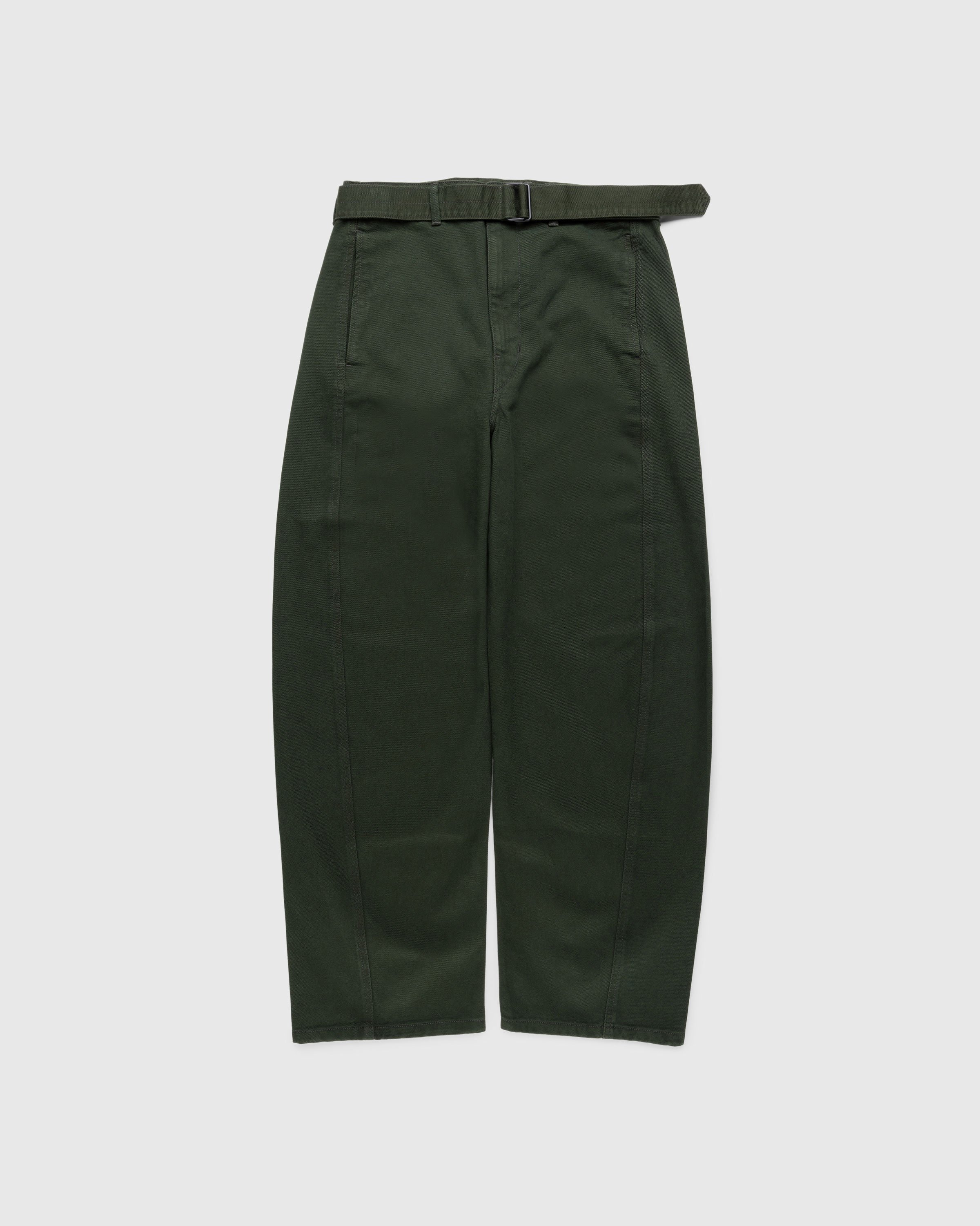 Lemaire - Twisted Belted Pants Green - Clothing - Green - Image 1