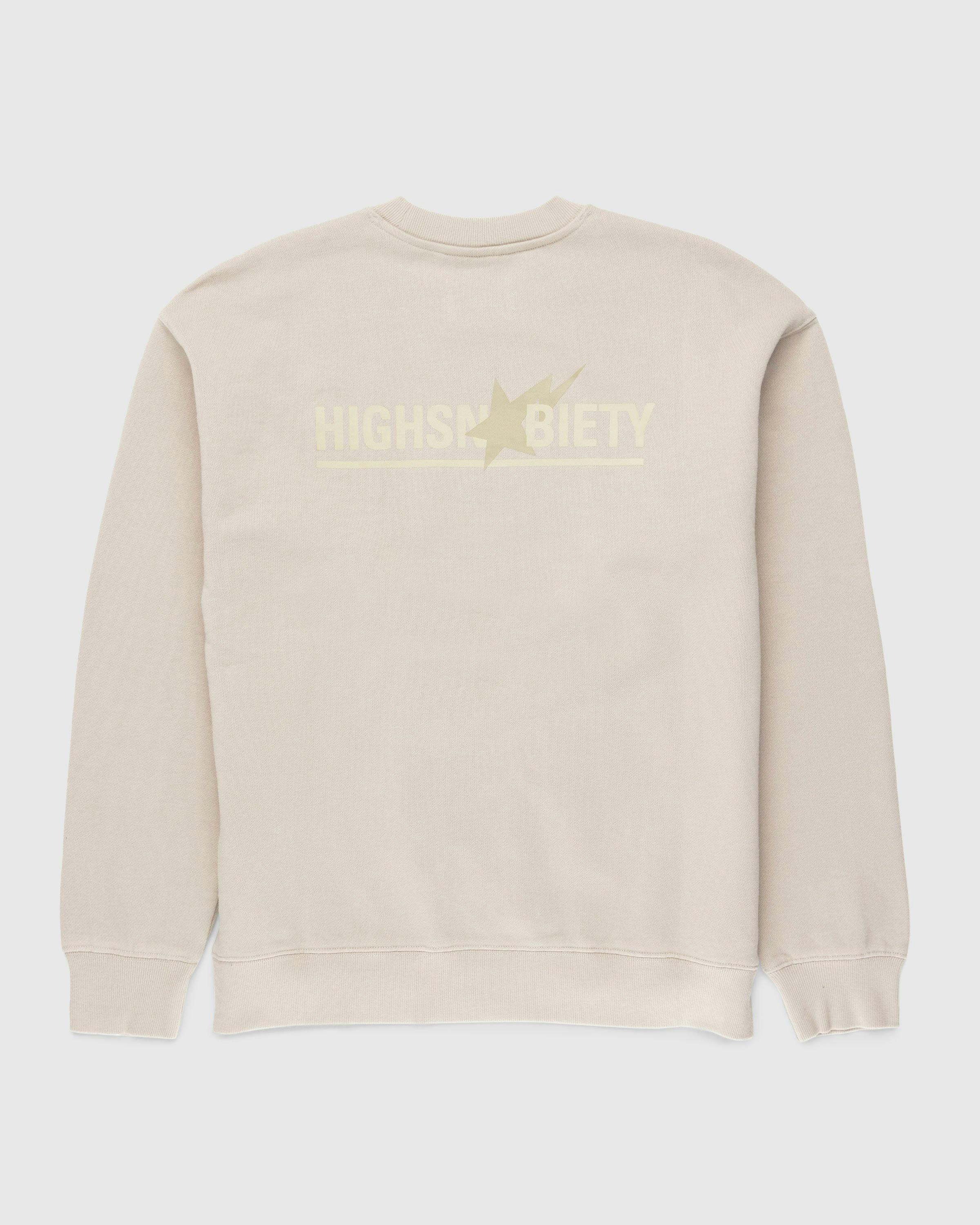 BAPE x Highsnobiety - Heavy Washed Crewneck Beige - Clothing - Beige - Image 2