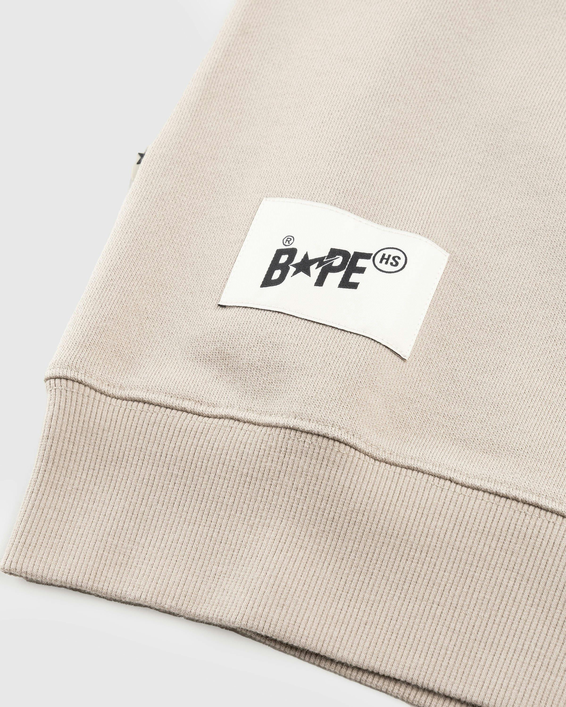 BAPE x Highsnobiety - Heavy Washed Crewneck Beige - Clothing - Beige - Image 6