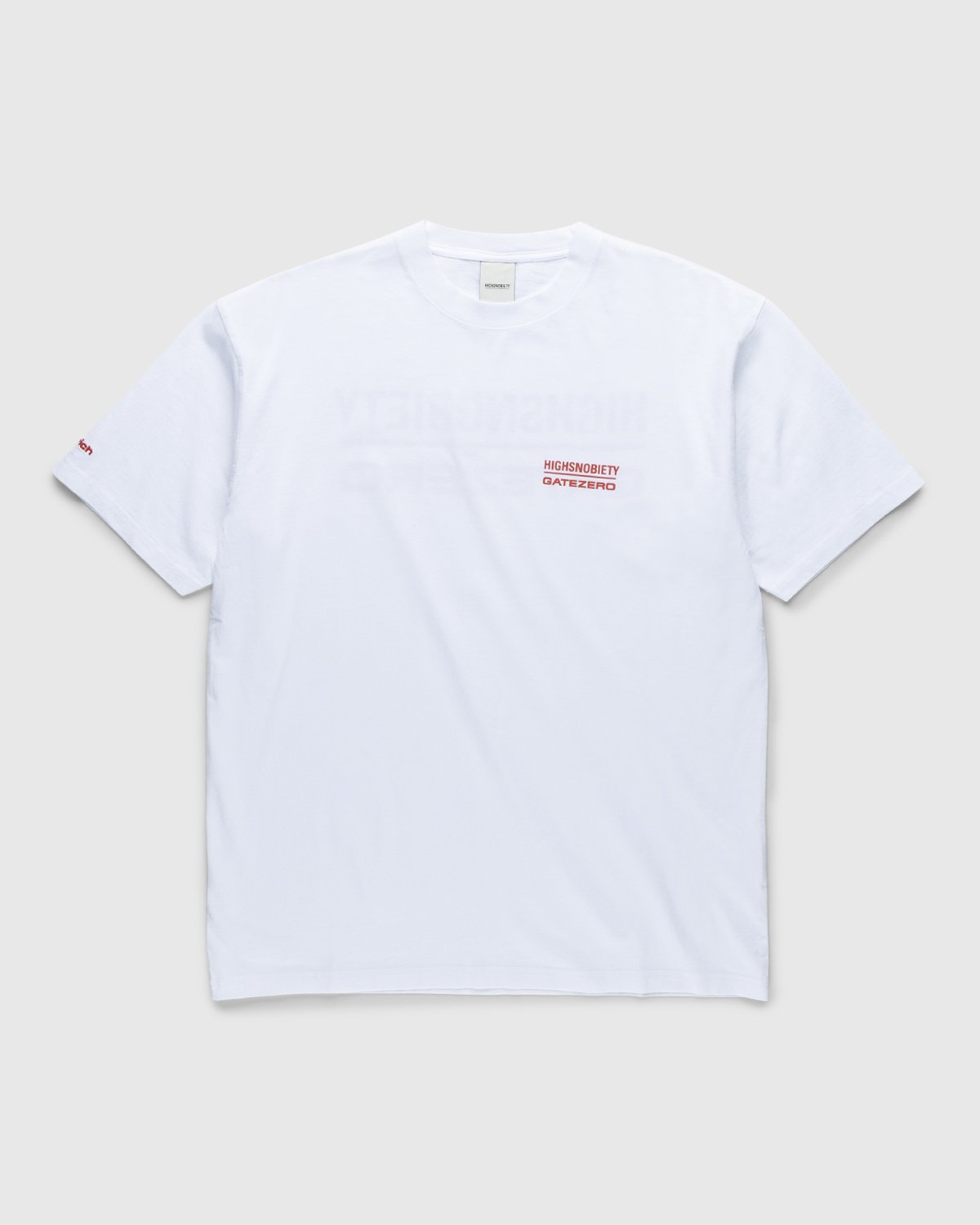 Highsnobiety - GATEZERO Logo T-Shirt White - Clothing - White - Image 2