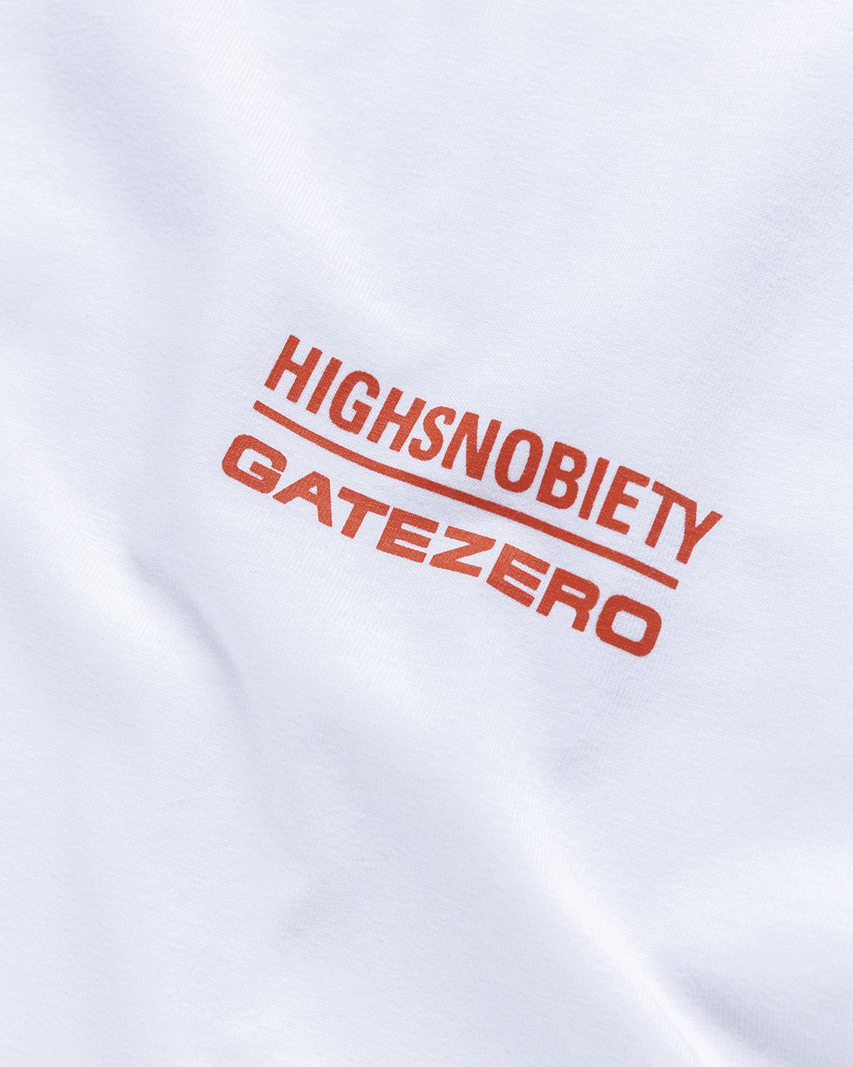Highsnobiety - GATEZERO Logo T-Shirt White - Clothing - White - Image 3