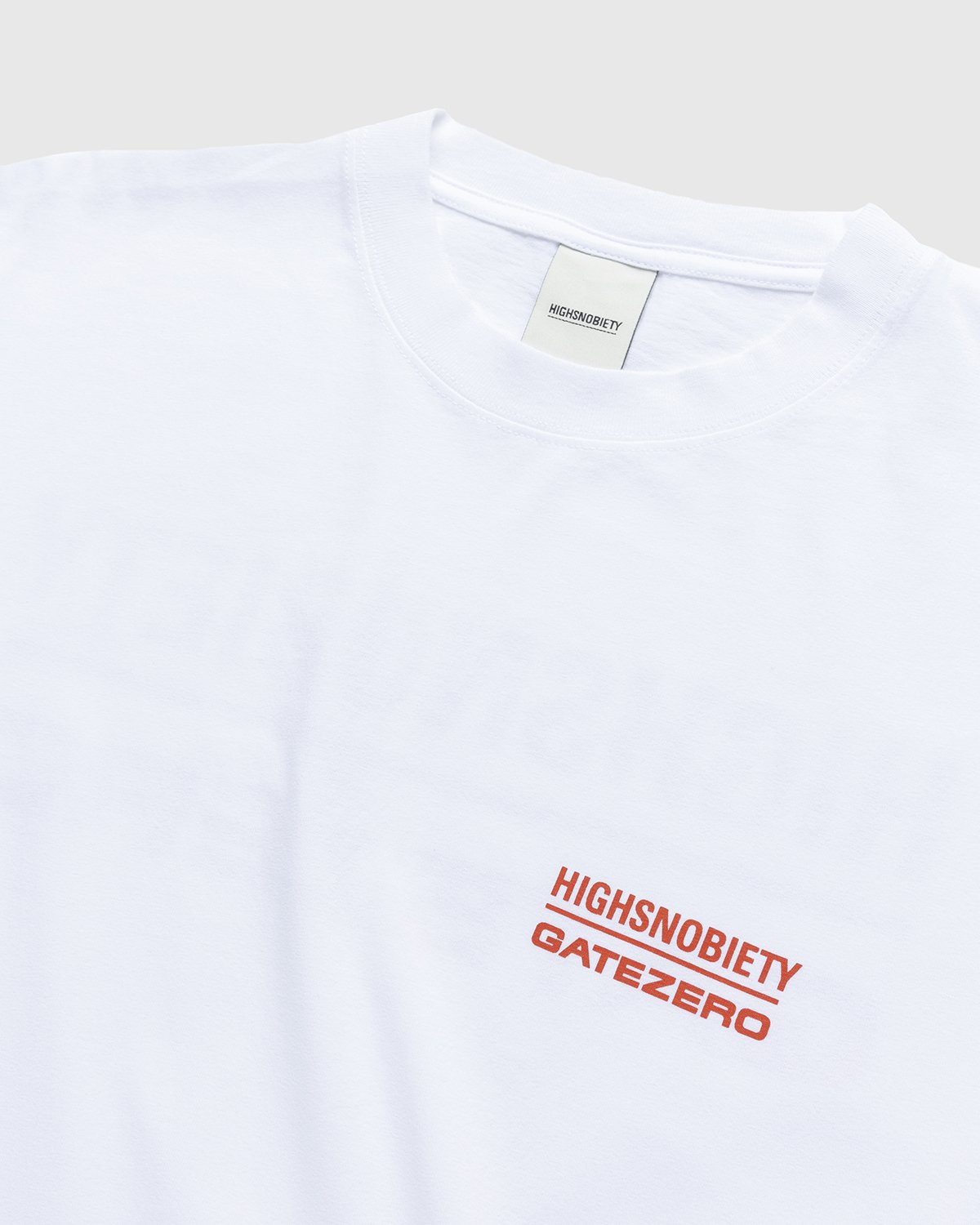 Highsnobiety - GATEZERO Logo T-Shirt White - Clothing - White - Image 4