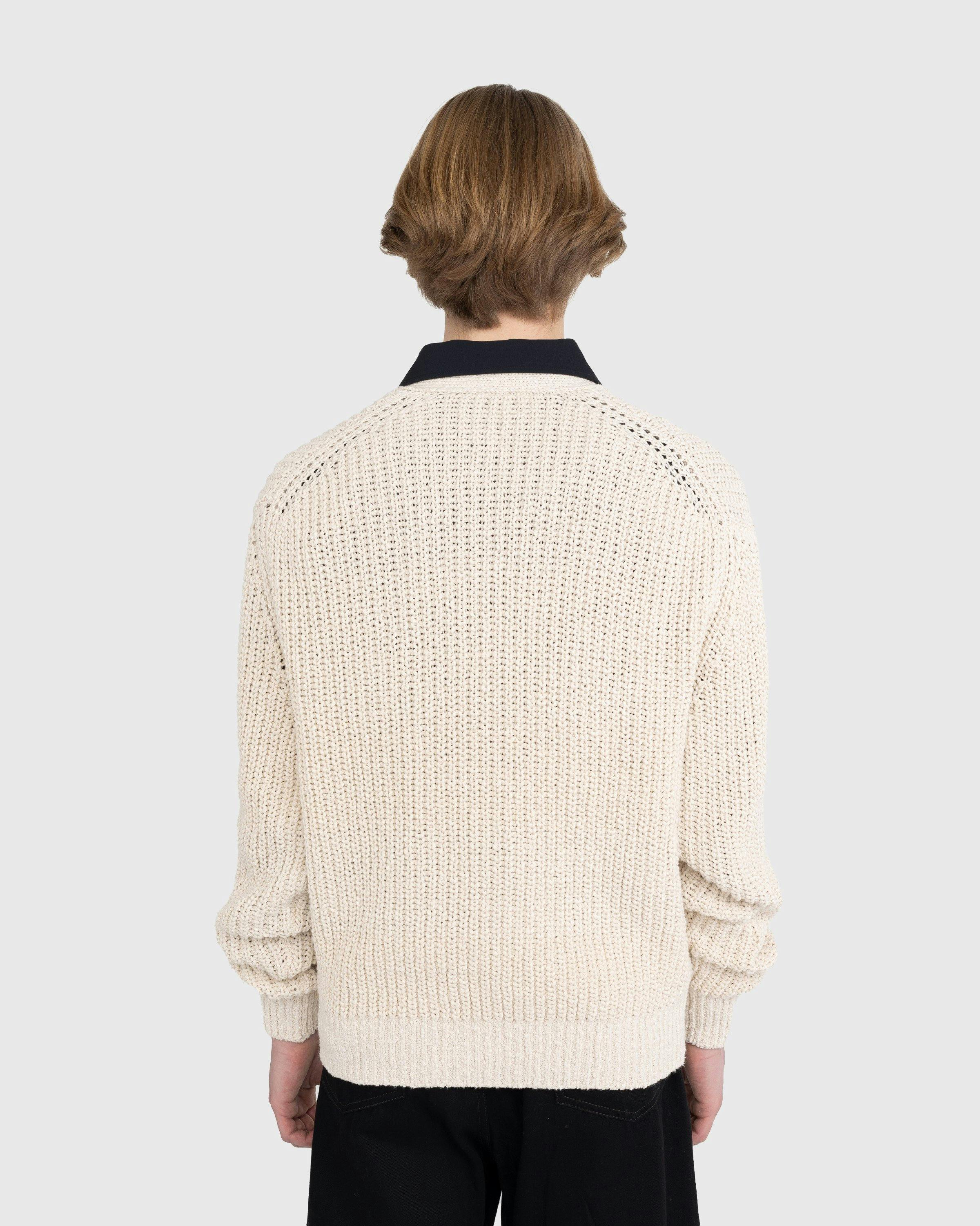 Lemaire - Chunky Cardigan - Clothing - Beige - Image 3