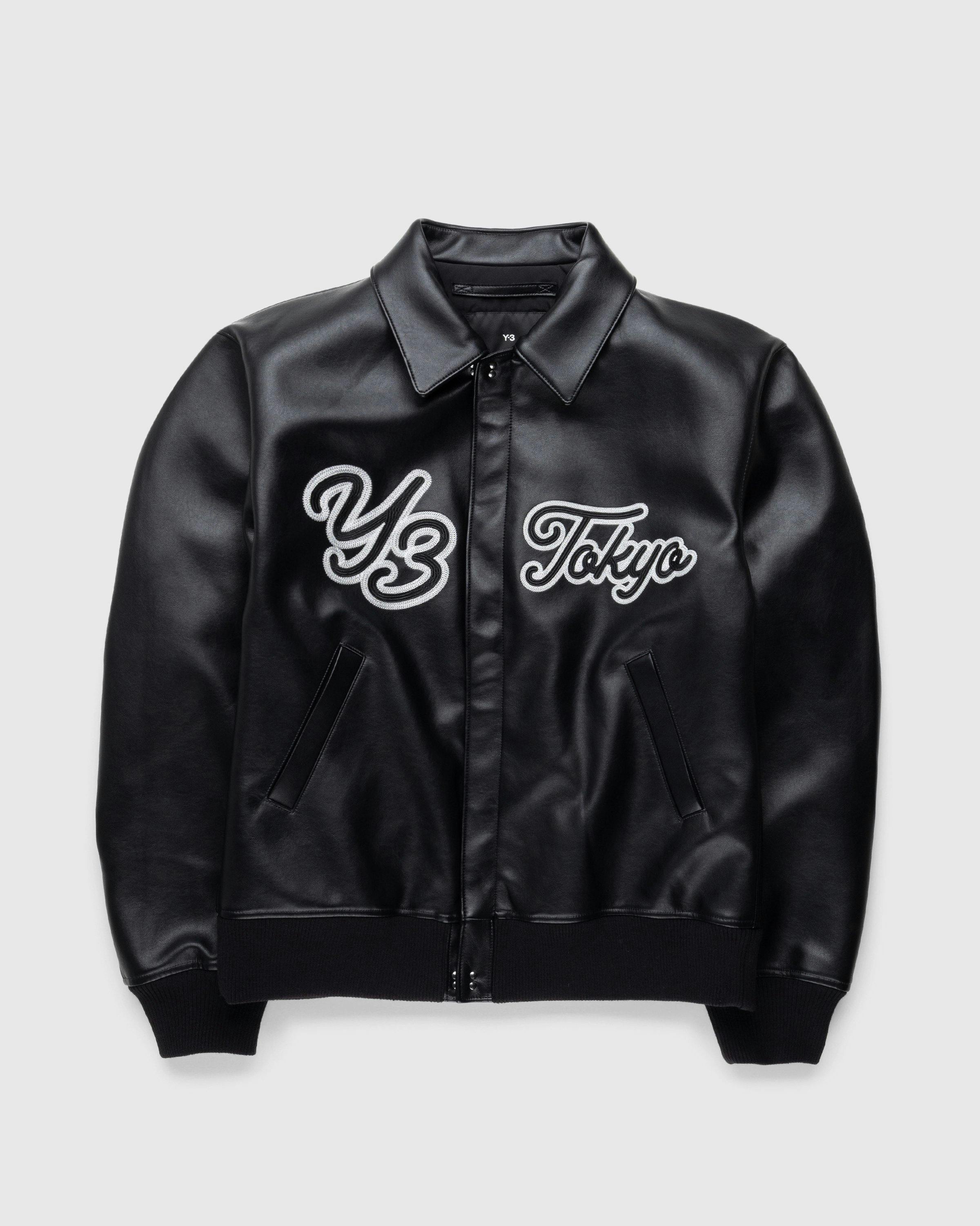 Y-3 - Leather Bomber Jacket Black - Clothing - Black - Image 1