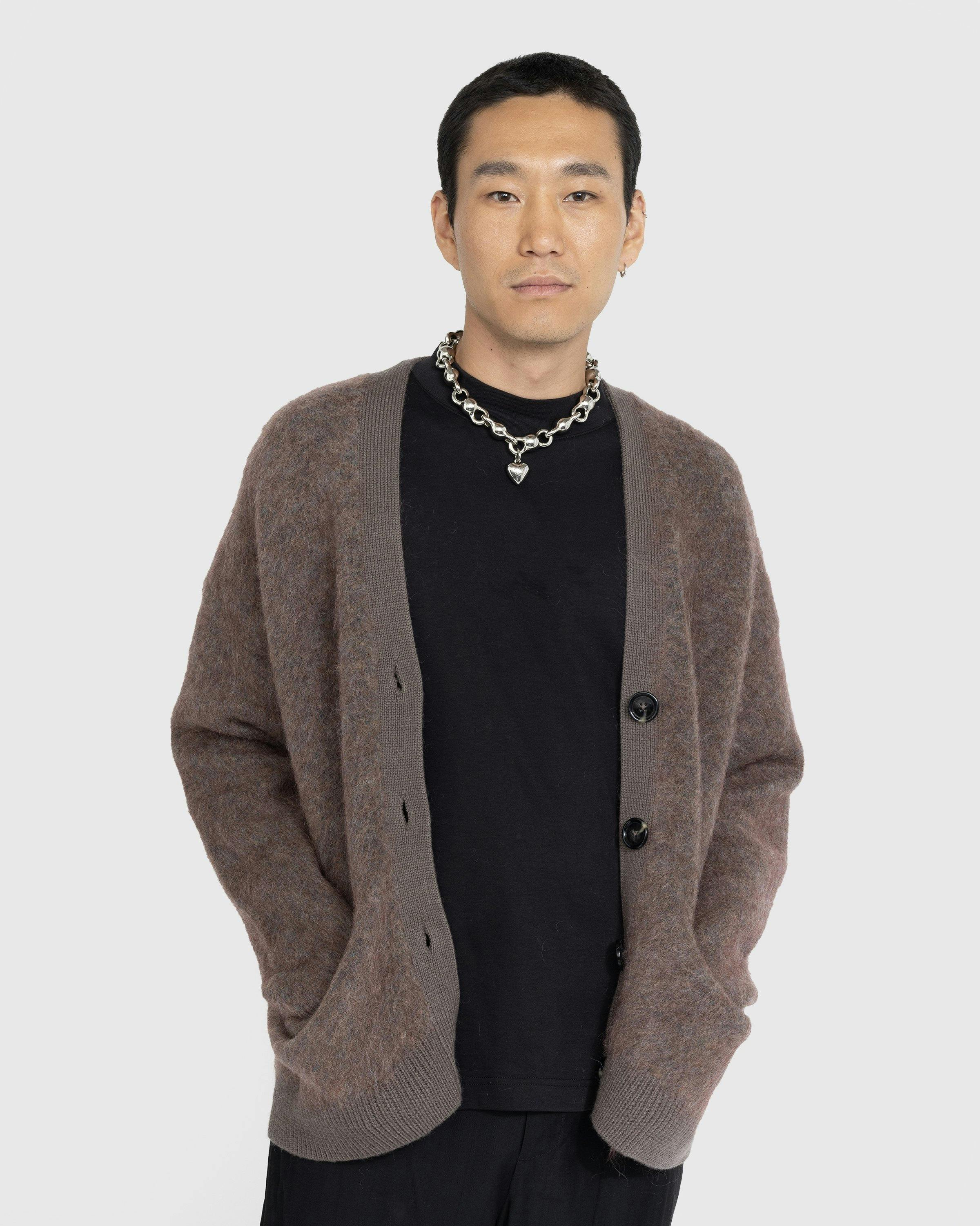 Acne Studios - Fringe Cardigan Brown - Clothing - Multi - Image 2