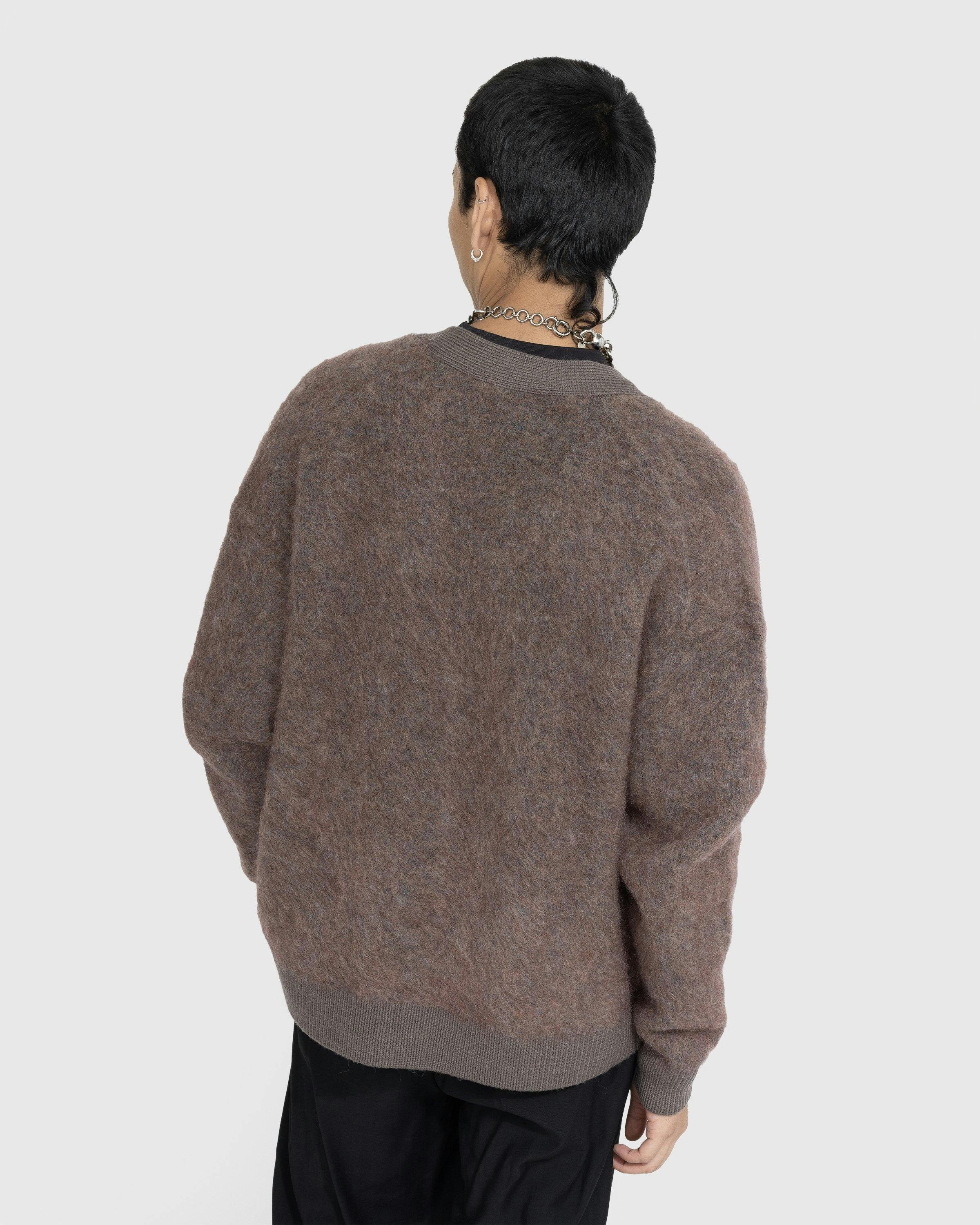 Acne Studios - Fringe Cardigan Brown - Clothing - Multi - Image 3