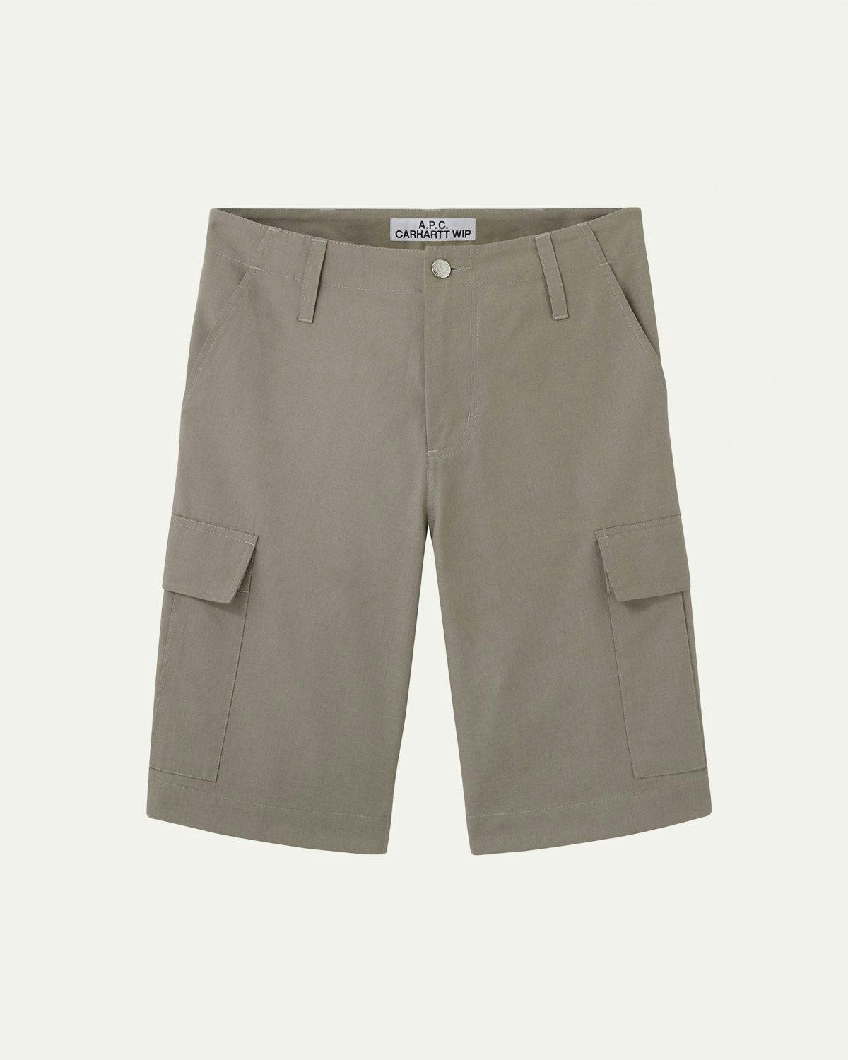 A.P.C. x Carhartt WIP - Cargo Short - Clothing - Grey - Image 1