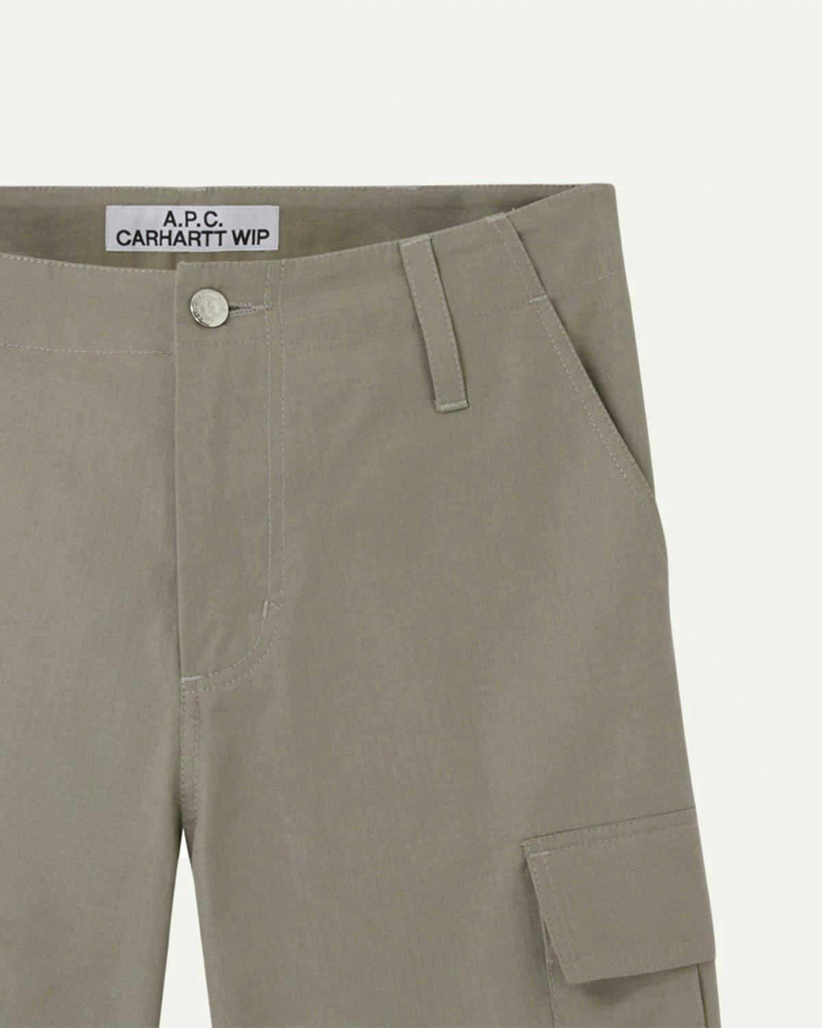 A.P.C. x Carhartt WIP - Cargo Short - Clothing - Grey - Image 2