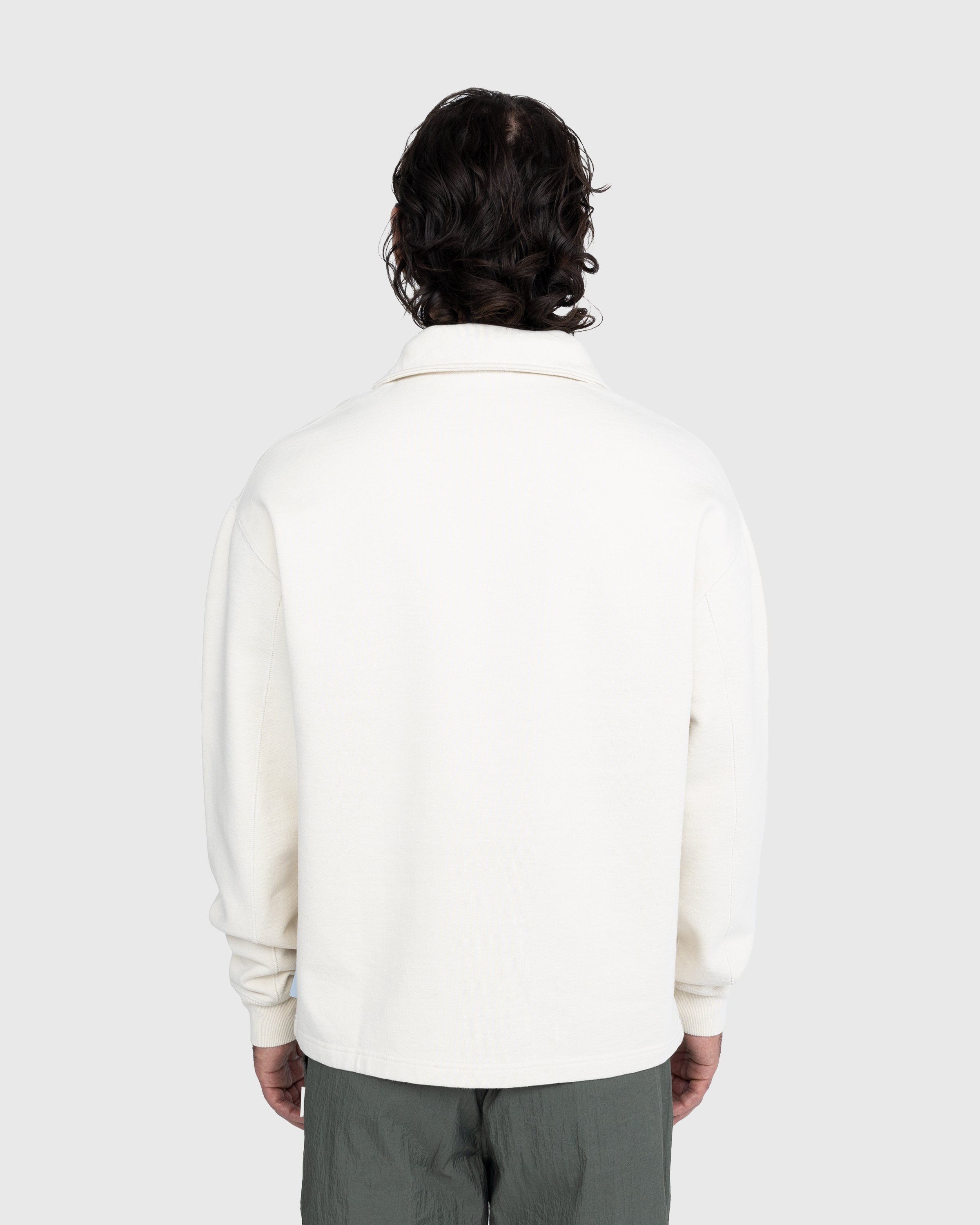 Highsnobiety - Fleece Quarter Zip Off-White - Clothing - Beige - Image 4