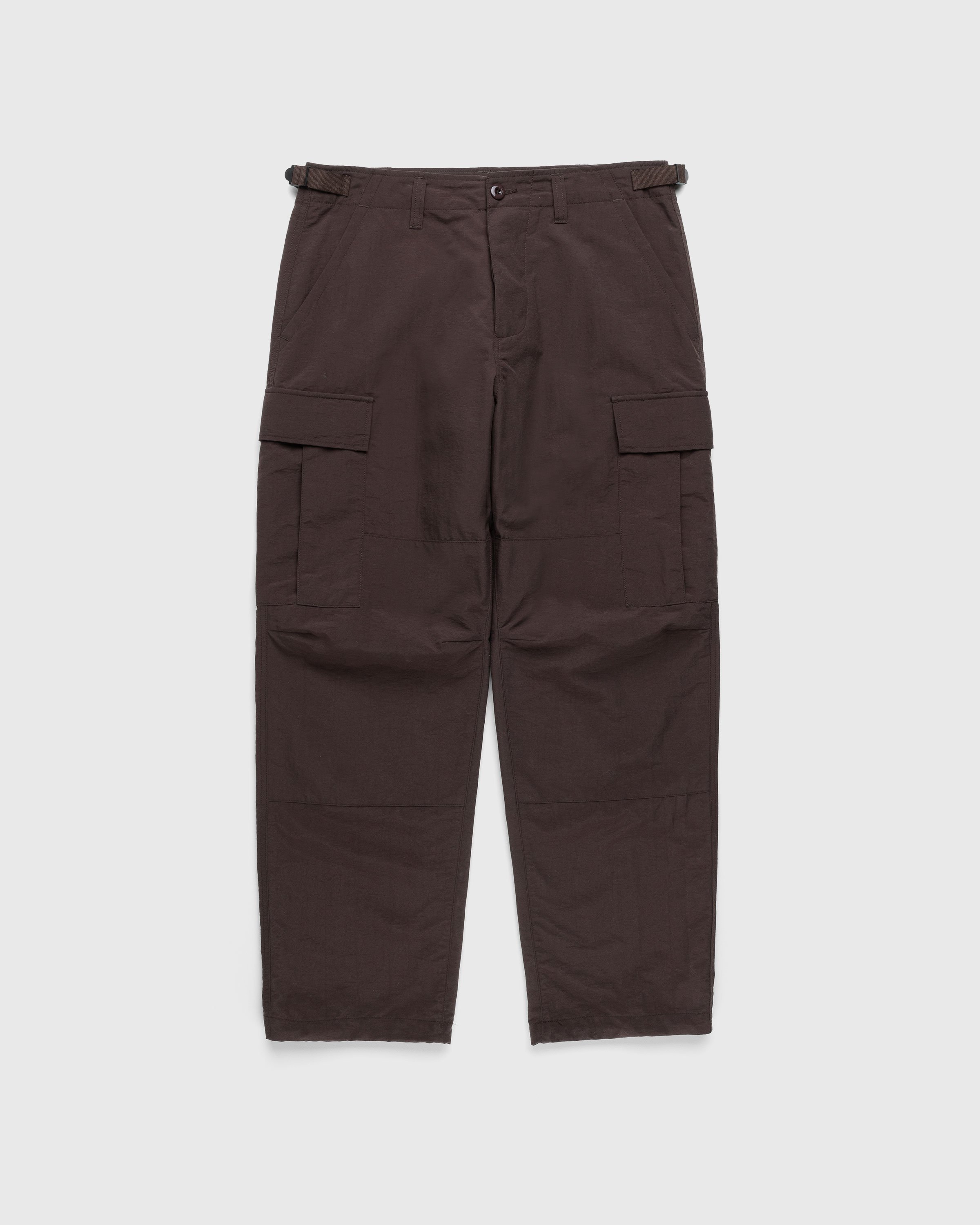 Highsnobiety - Nylon Cargo Pants Brown - Clothing - Brown - Image 1
