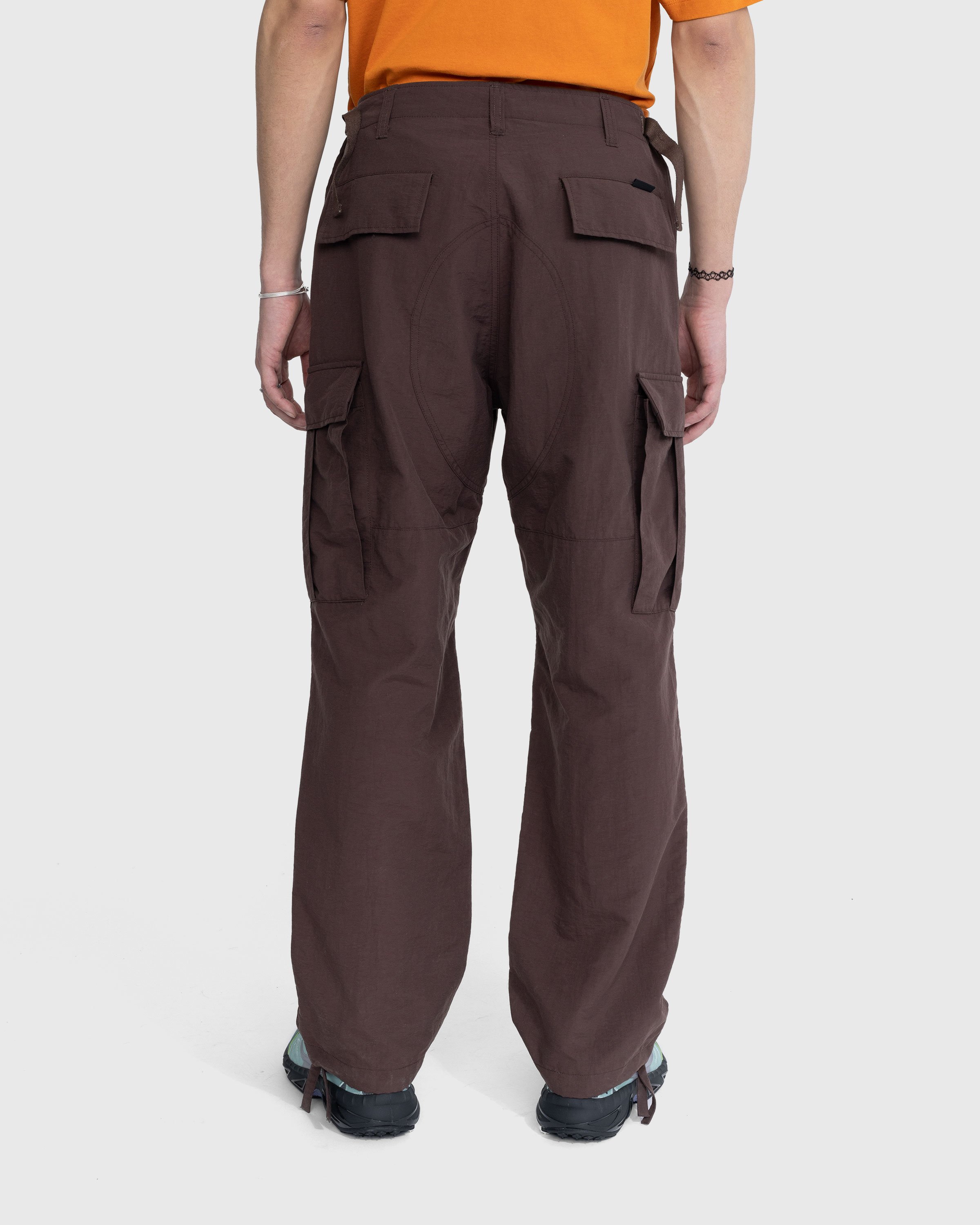 Highsnobiety - Nylon Cargo Pants Brown - Clothing - Brown - Image 3