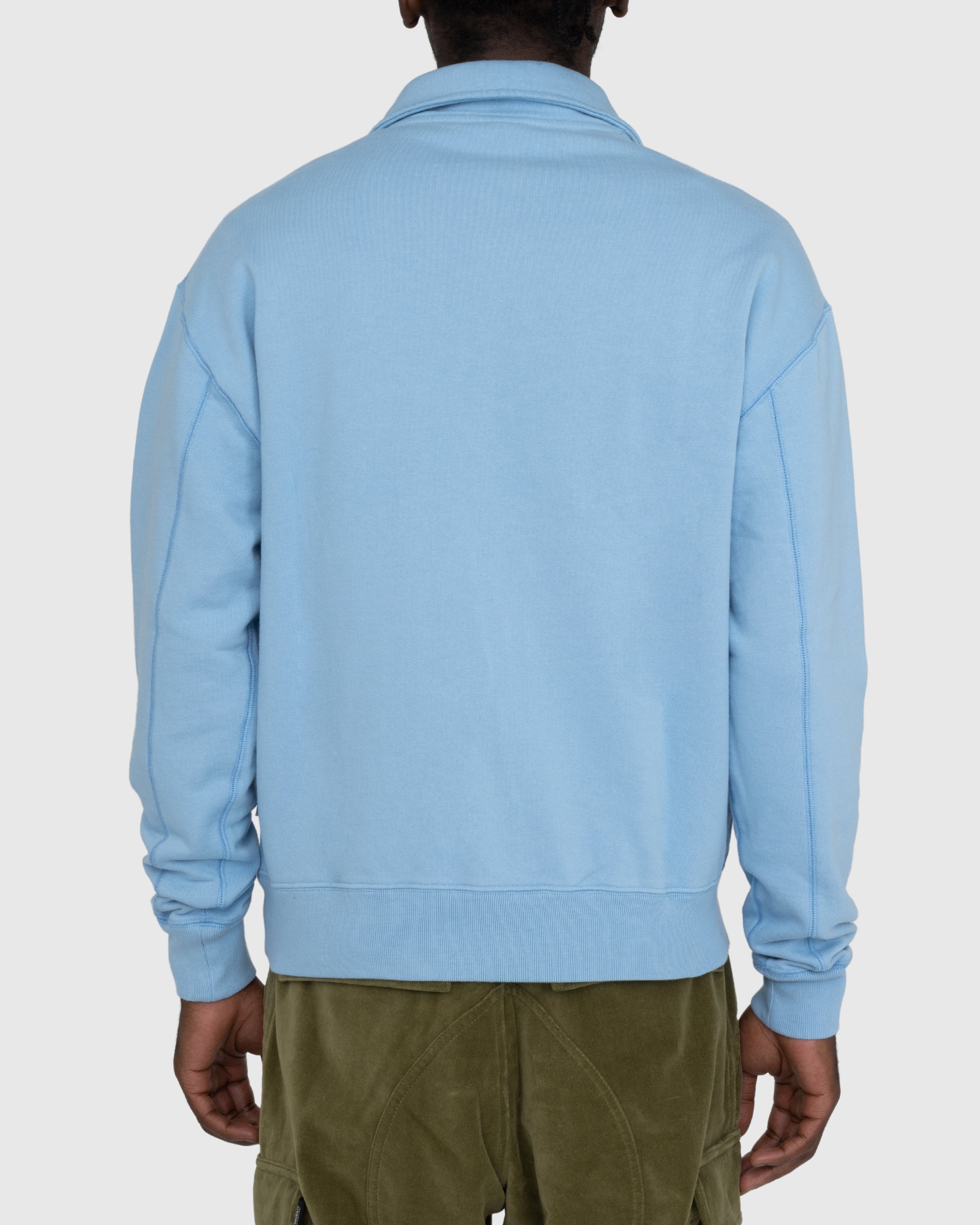 Highsnobiety - Classic Quarter Zip Fleece Blue - Clothing - Blue - Image 5